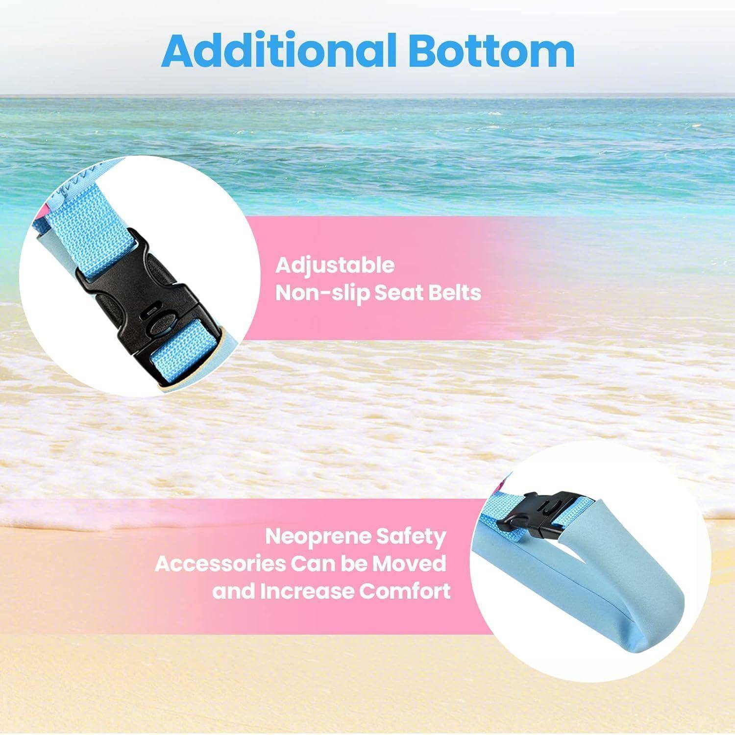 Kinder Mädchen Junge Schwimmlernweste, Schwimmhilfe Schwimmen Jacket für Kleinkinder Alter 1-6 mit Einstellbare Sicherheits Straps KS-PB 1-3
