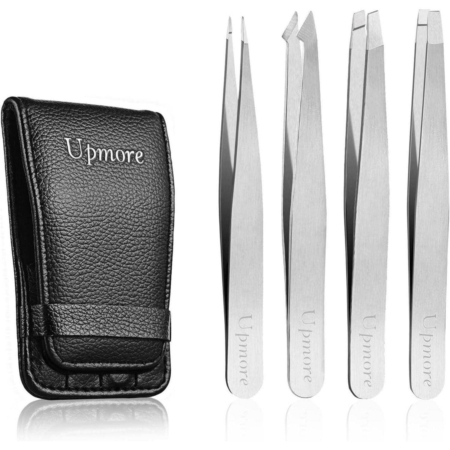 Schwarzes Ledetetui mit „Upmore