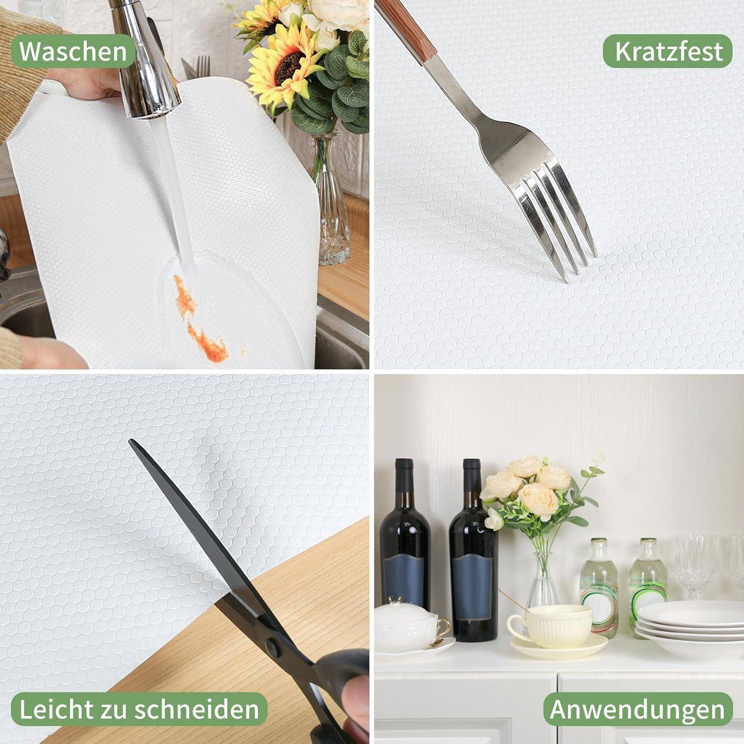 Schubladenmatte 35x600cm küche Matte für schubladen schubladeneinlage zuschneidbar Eva Kühlschrankmatten Für Schubladen Regale Schrank Kühlschran