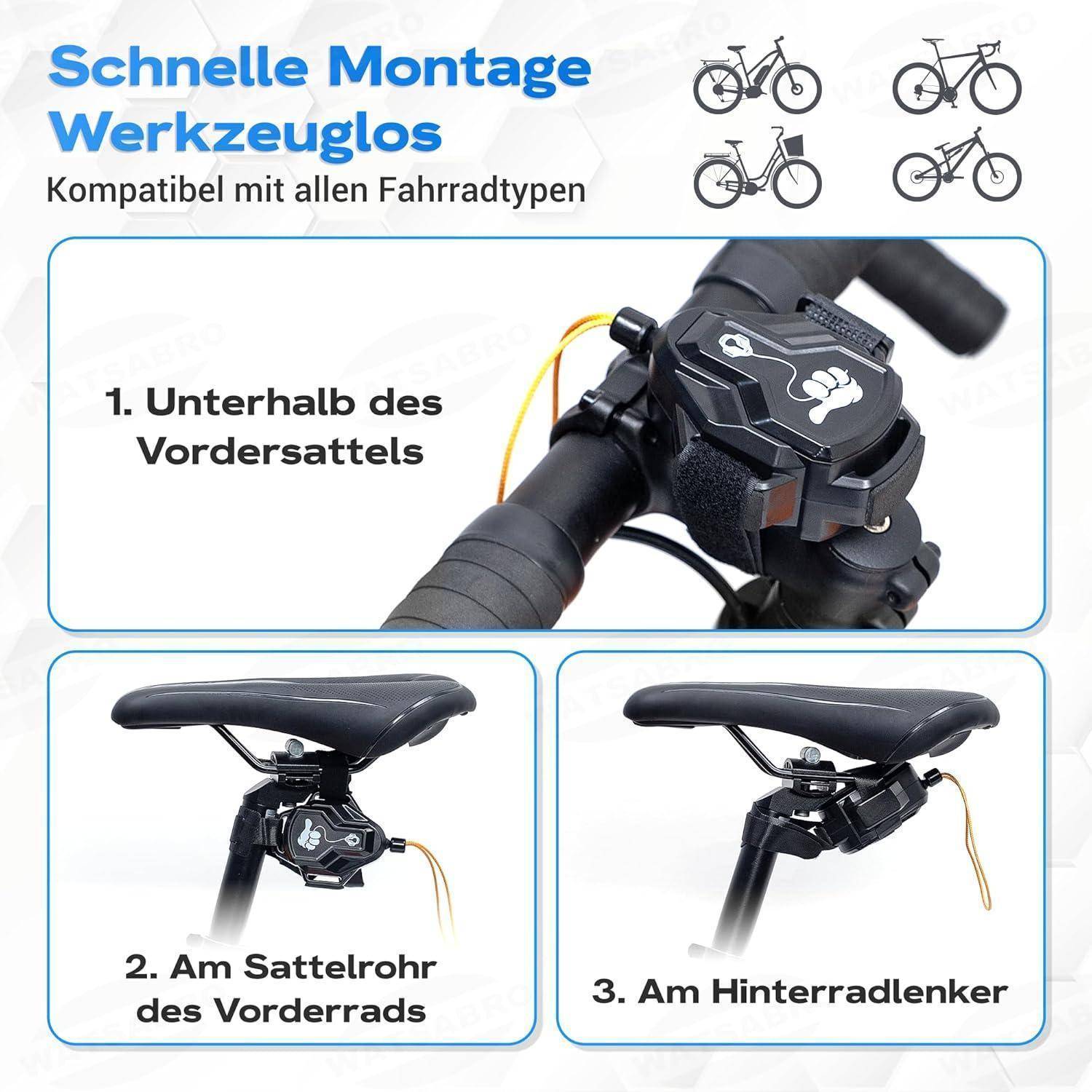 Fahrrad Abschleppseil Kinder 2,5 m – Reißfestes Nylonseil | 100 kg Traglast | Autom. Seilrückzug, Abschleppsystem für Kinder & Erwachsene – Gee