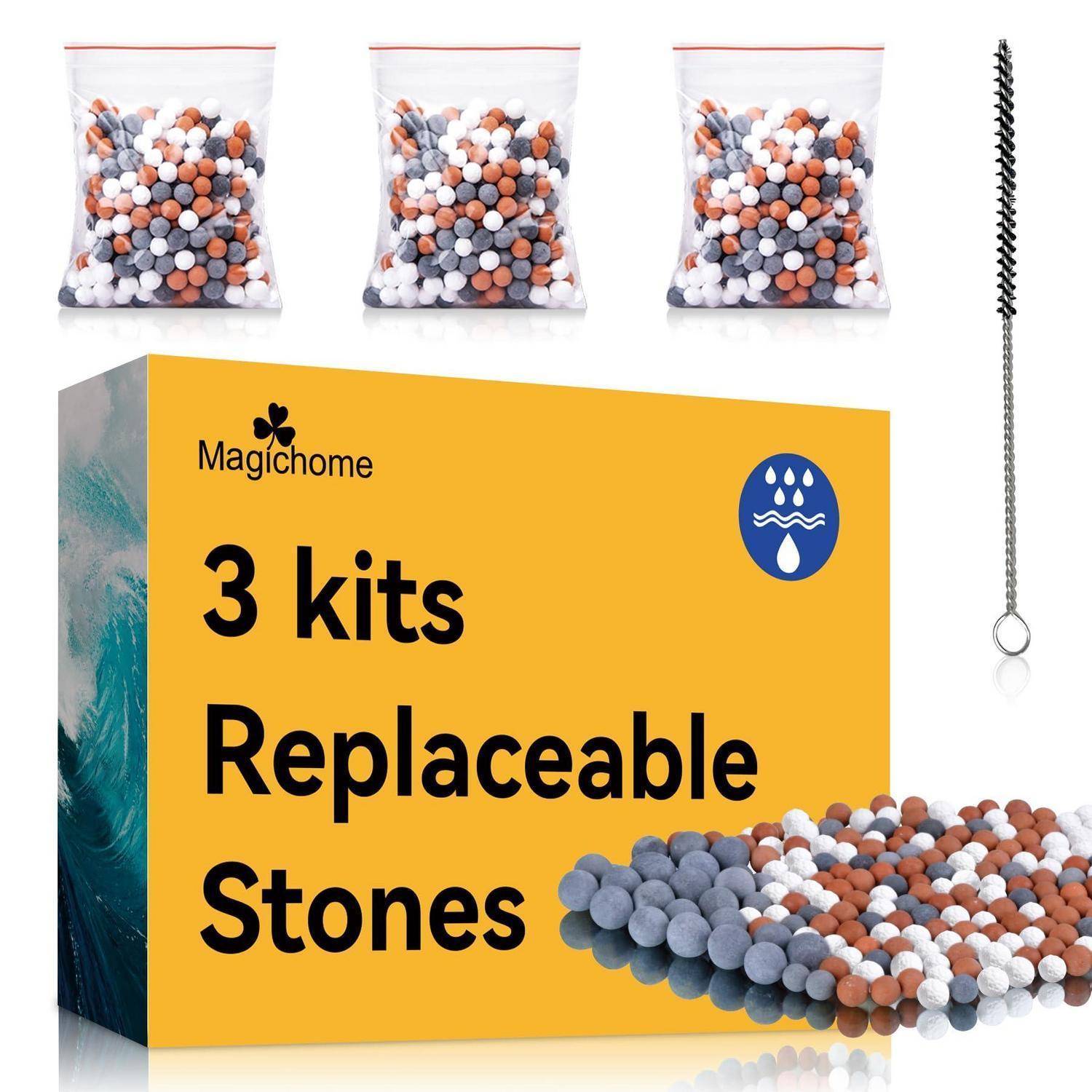 Produktverpackung für Magichome „3 Kits austauschbare Steine