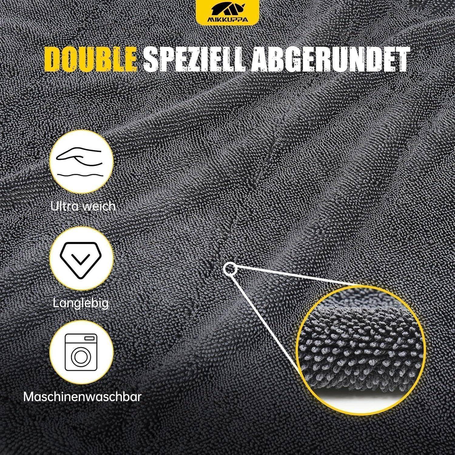 Grafik zeigt einen strukturierten Teppich mit dem Text „DOUBLE SPEZIELL ABGERUNDET