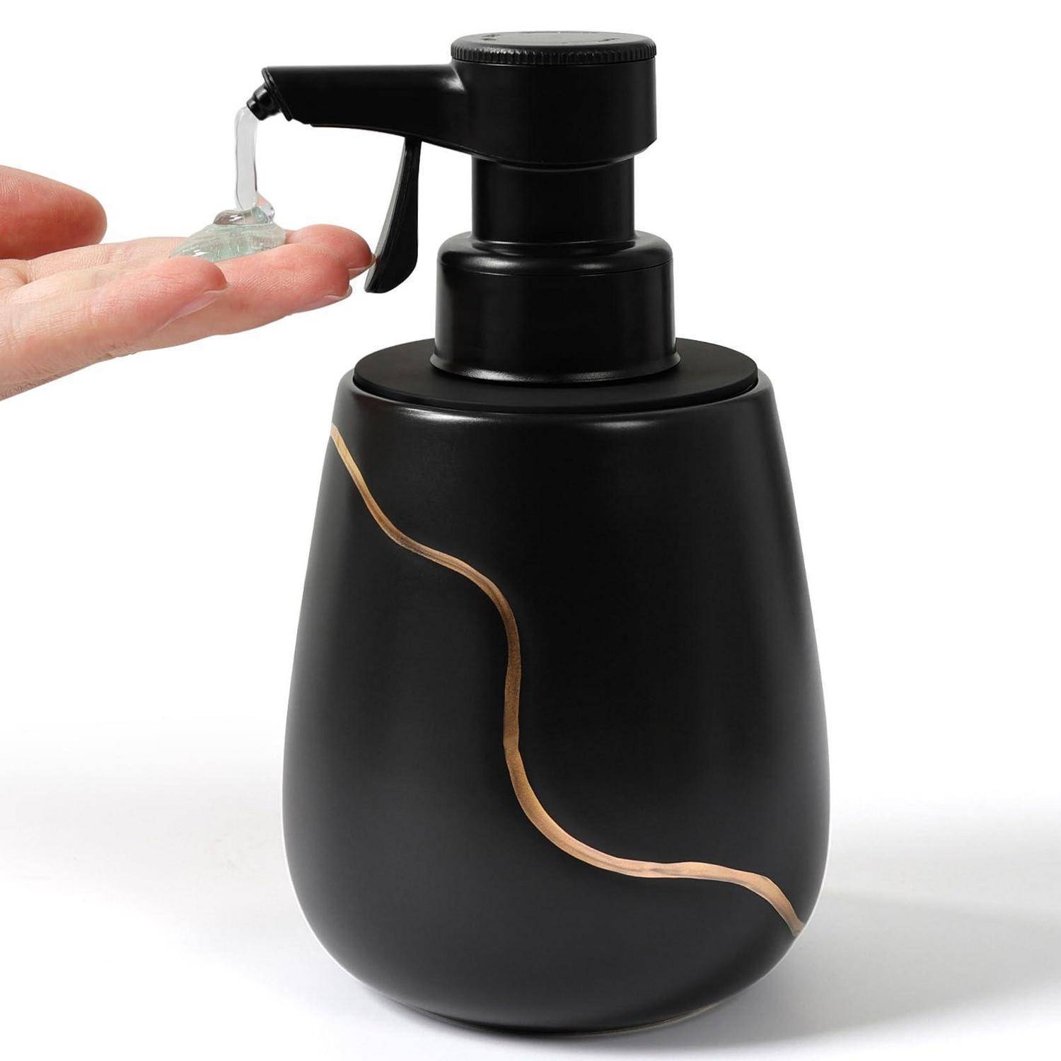 Bosilunlife Seifenspender Automatisch mit Leichter Berührung, 560ml Elektrischer Seifenspender mit Sensor, Sensor Automatischer seifenspender, IPX5