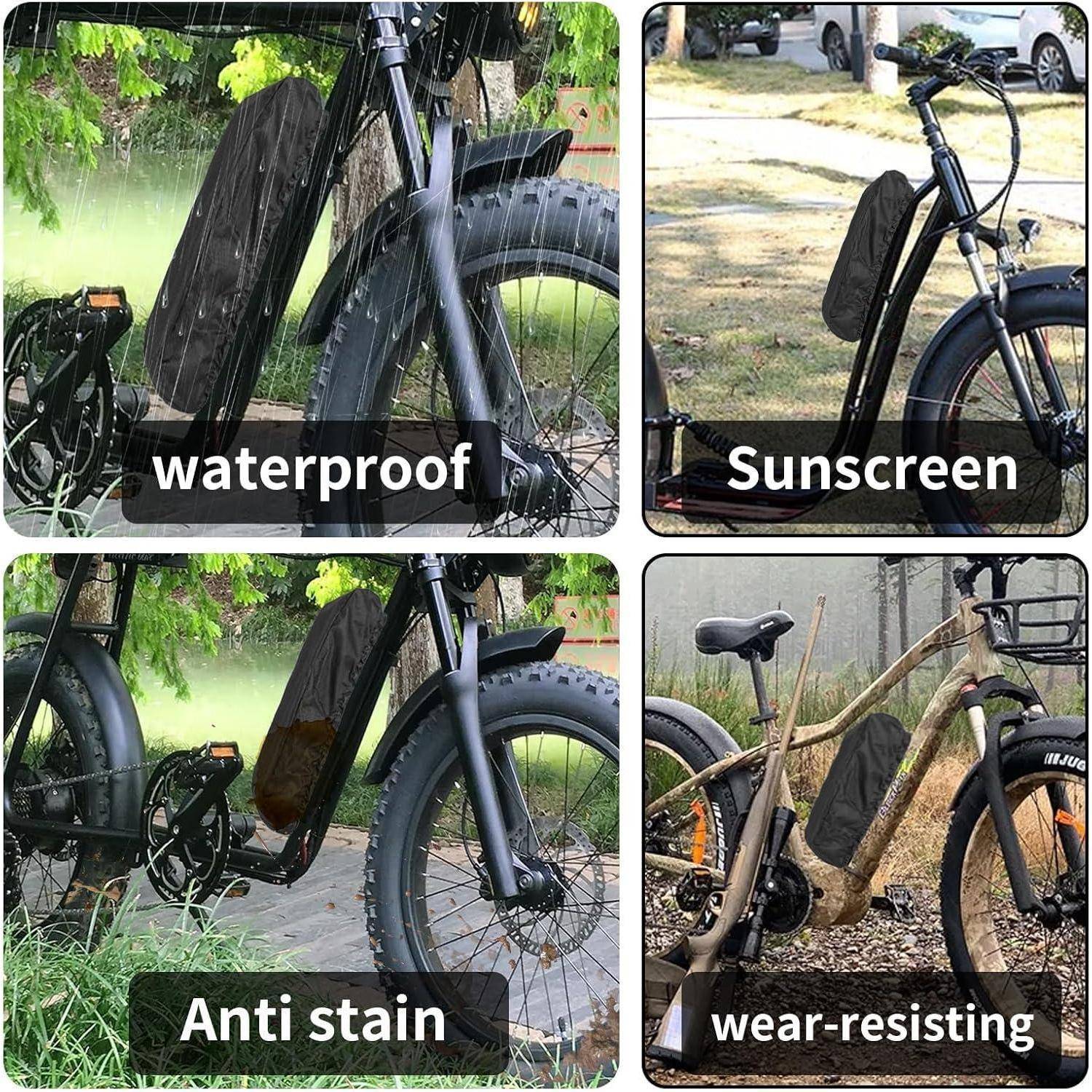 Ebike AKKU Schutzhülle, Fahrrad AKKU Schutzhülle,E-Bike-Zubehör Schutzhülle,Wasserdichte Elektrofahrrad Batterieabdeckung,Batterie Schutzhülle f