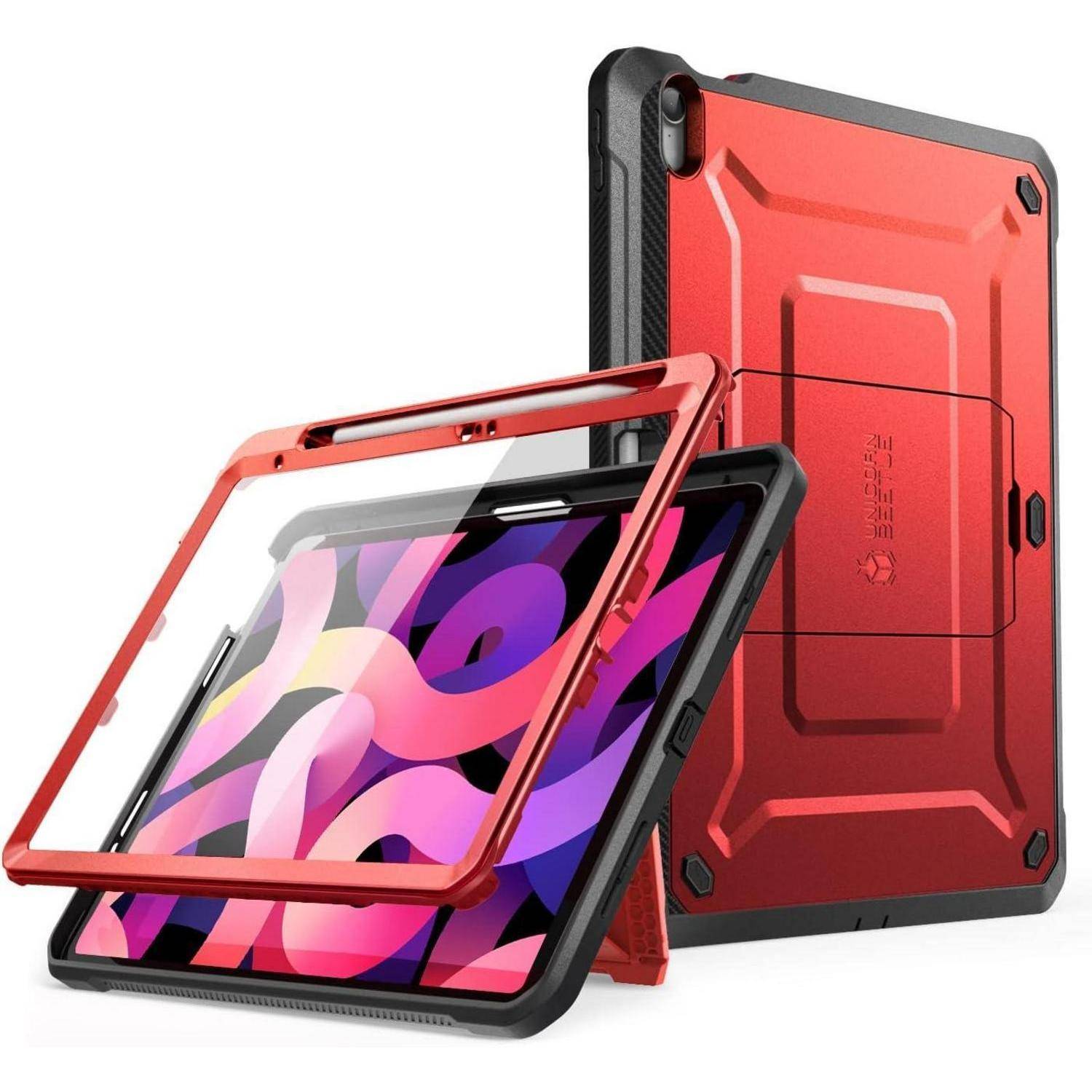 SUPCASE für iPad 11th Gen A16 Chip 11 Zoll 2025 Hülle Bumper Case 360 Grad Schutzhülle mit Displayschutz, Ständer und Stifthalter [Unicorn Beetle