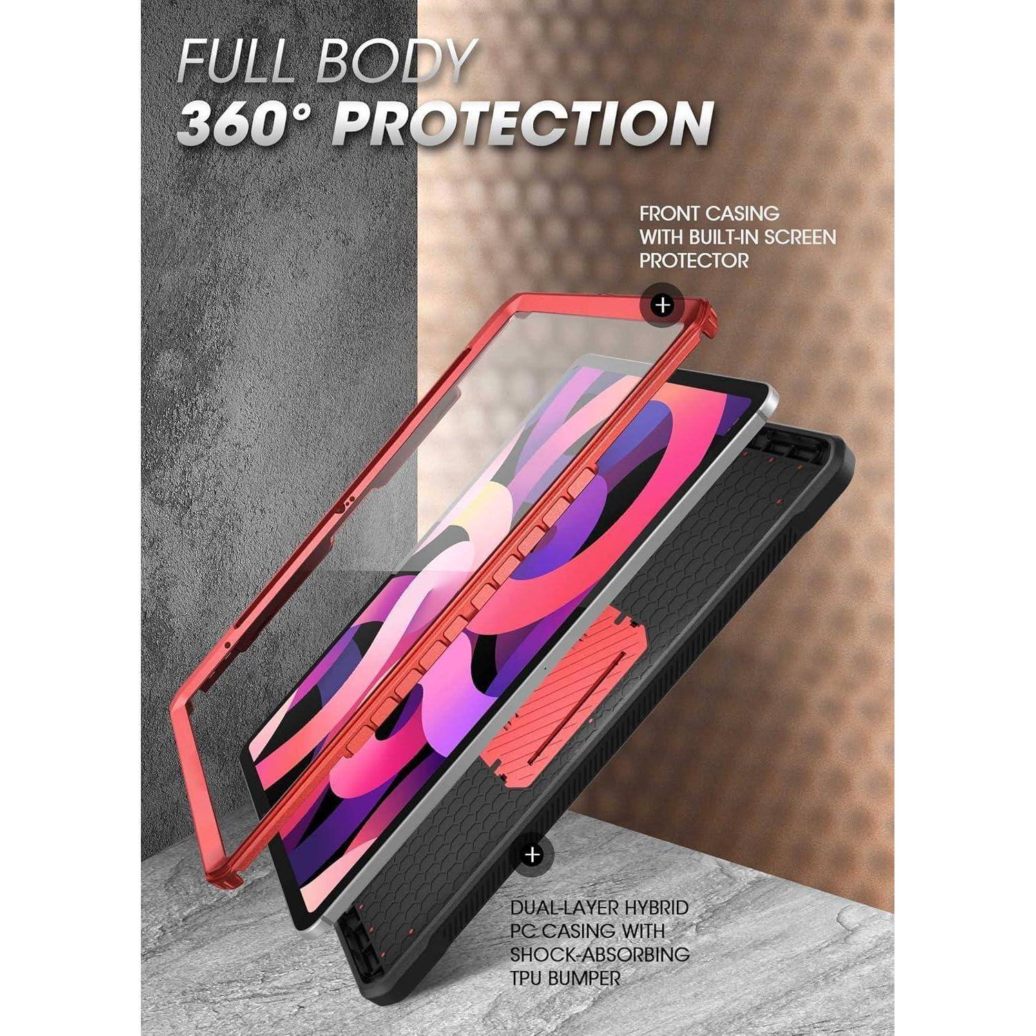 SUPCASE für iPad 11th Gen A16 Chip 11 Zoll 2025 Hülle Bumper Case 360 Grad Schutzhülle mit Displayschutz, Ständer und Stifthalter [Unicorn Beetle