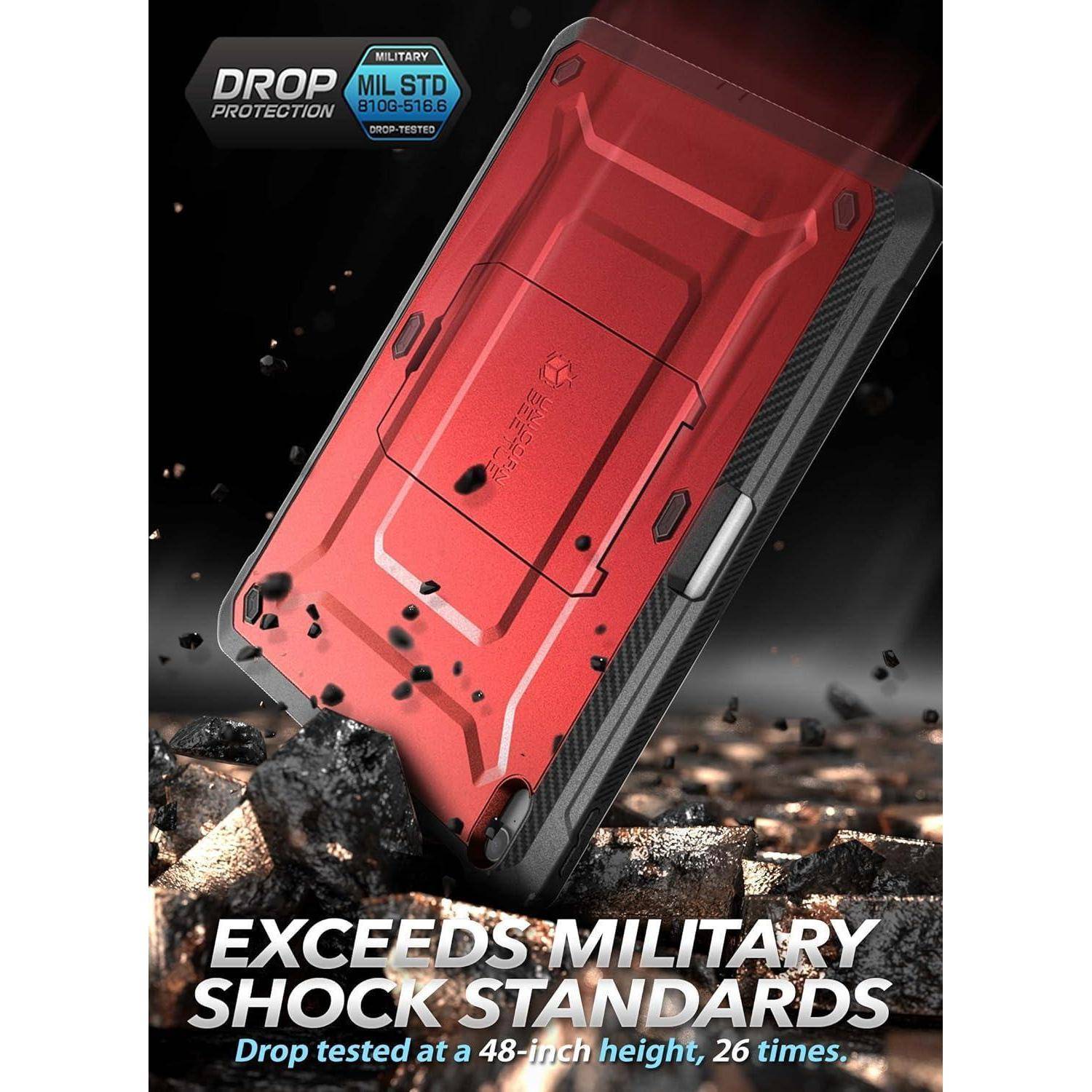 SUPCASE für iPad 11th Gen A16 Chip 11 Zoll 2025 Hülle Bumper Case 360 Grad Schutzhülle mit Displayschutz, Ständer und Stifthalter [Unicorn Beetle