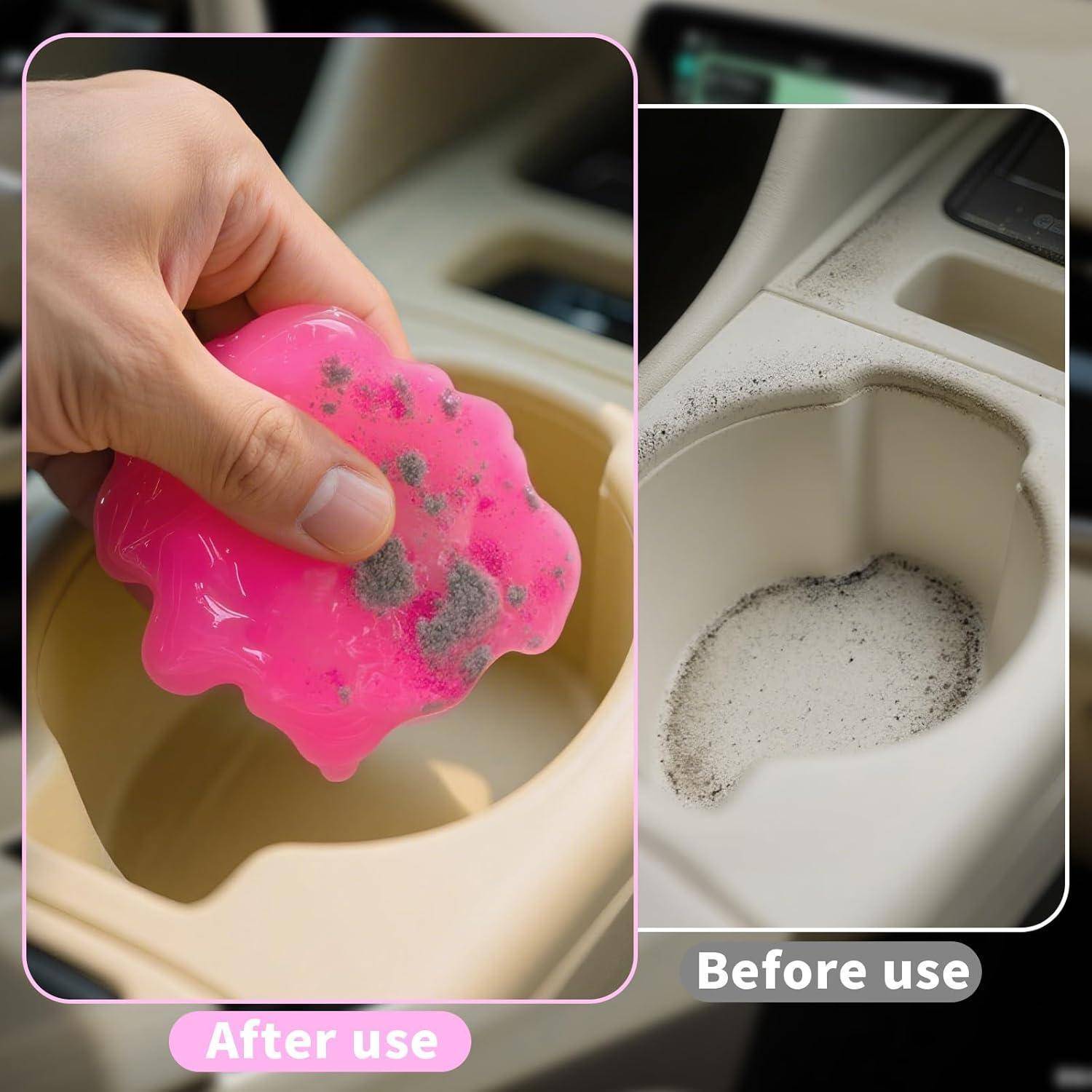ASFSKY Tastatur Reinigungsgel Auto Innenraum Reiniger mit Duft Cleaning Gel, Reinigungknete Auto Reinigungsset Porentiefe Reinheit für Tastatur
