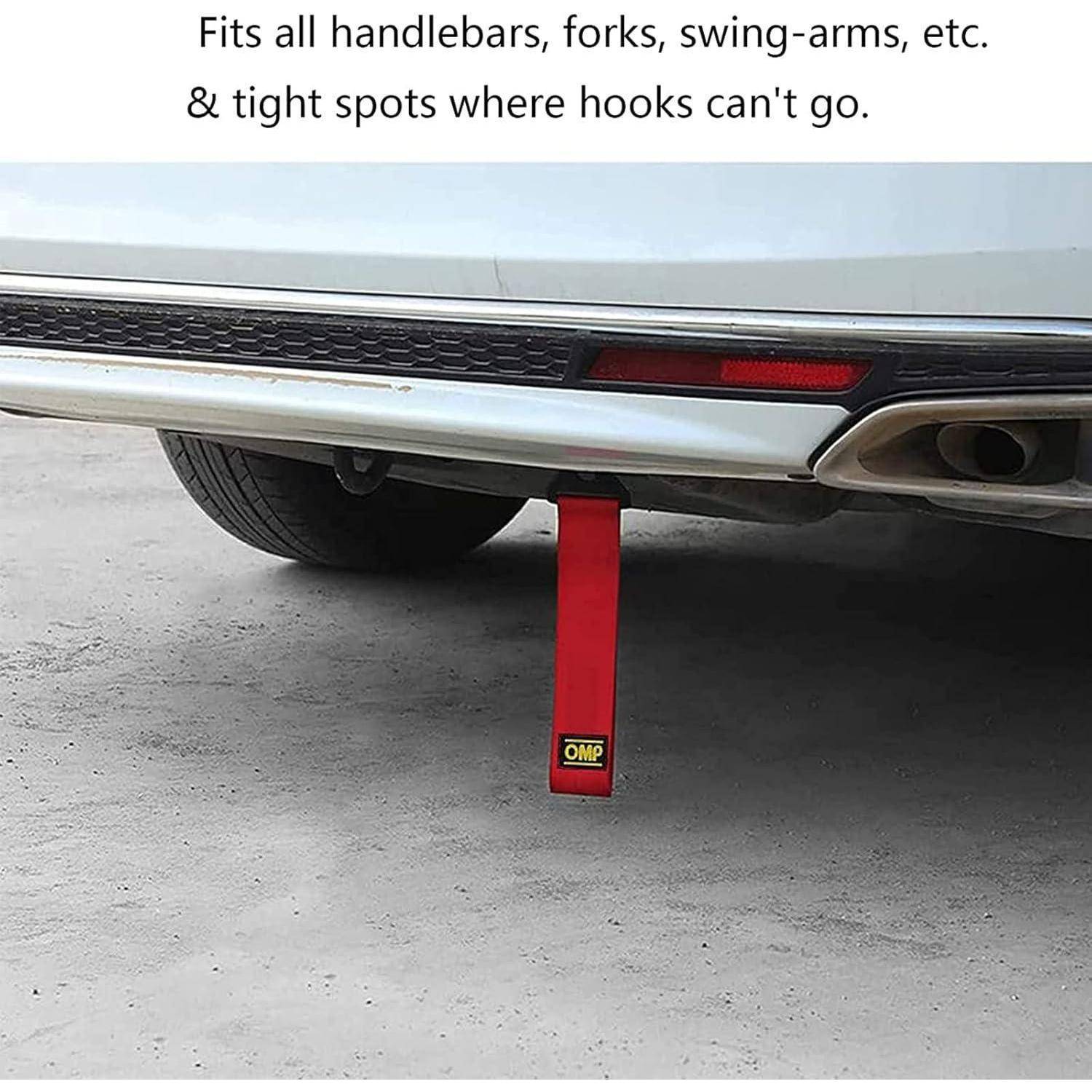 2 Stück Abschleppseil für Rennwagen, Nylon Abschleppseile, Nylon Trailer Tow Ropes, Zugseil Rennwagen, für Racing Abschlepphaken für Front- und He