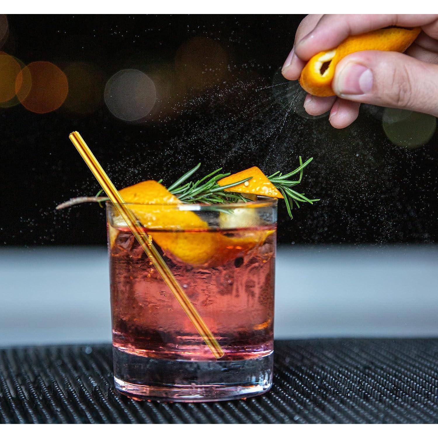 Kurze Cocktail-Strohhalme, Metall, Edelstahl, wiederverwendbar, klein, 15,2 cm, für Cocktails, Party-Zubehör, Gläser, Einmachglas, Becher, Kaffee