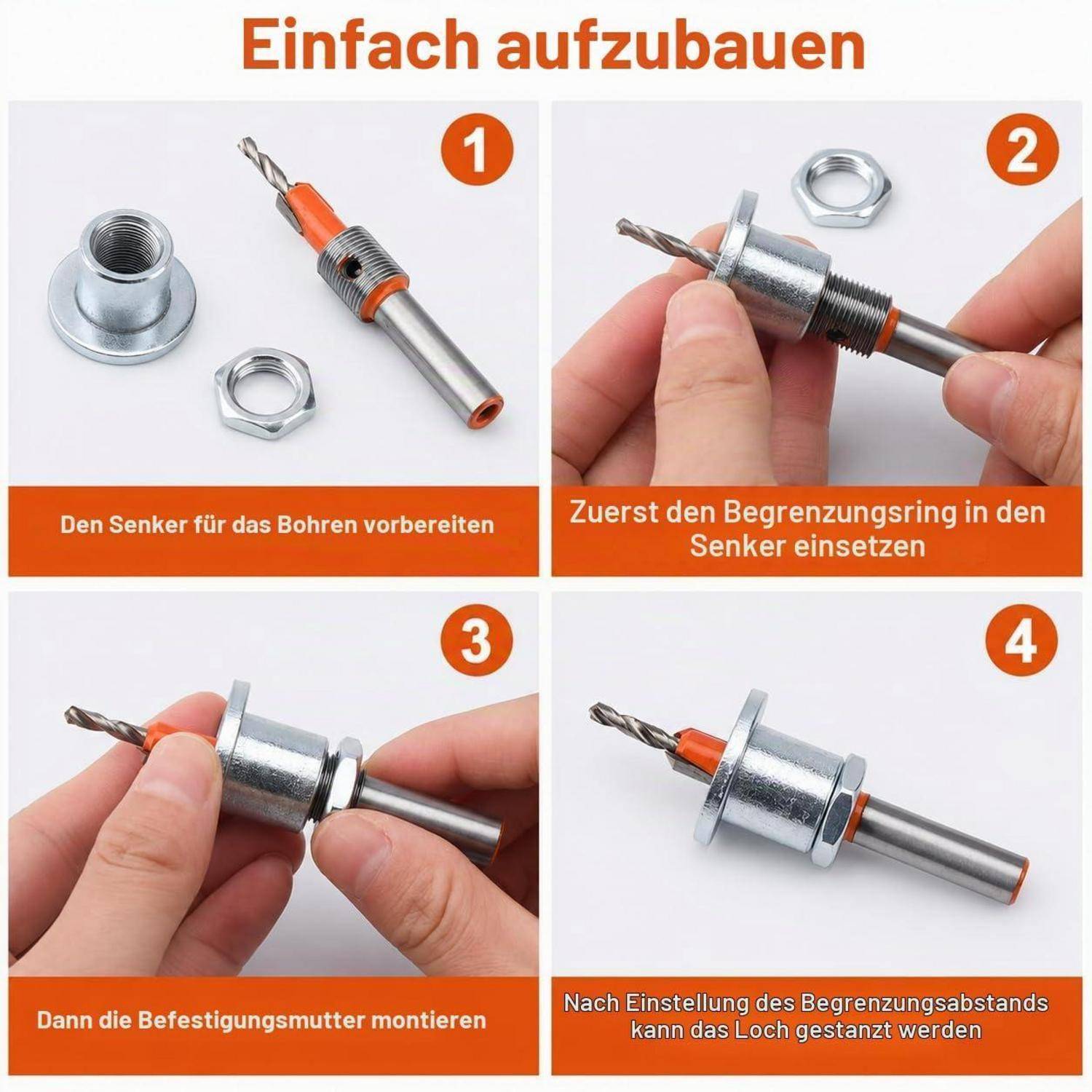 Lochzange Papier 10mm, Einzelloch Locher Papierstanzer, Einzellochstanze, 10mm Kantenanleimstanzer, für Kantenanleimung, Scheckkarten, PVC