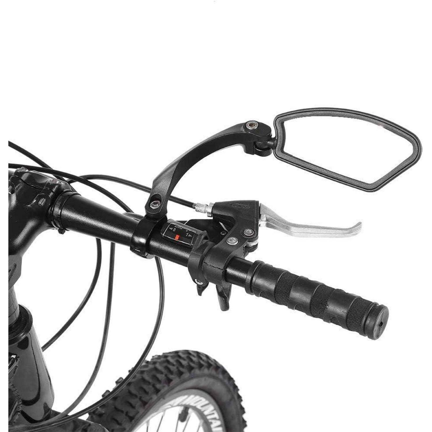 Mirror For Handlebars,Bicycle Rear View Mirror,Rückspiegel Fahrradlenker,Spiegel Für Mountain Road Fahrräder Lenker Rechts Links Um 180 ° Drehbar