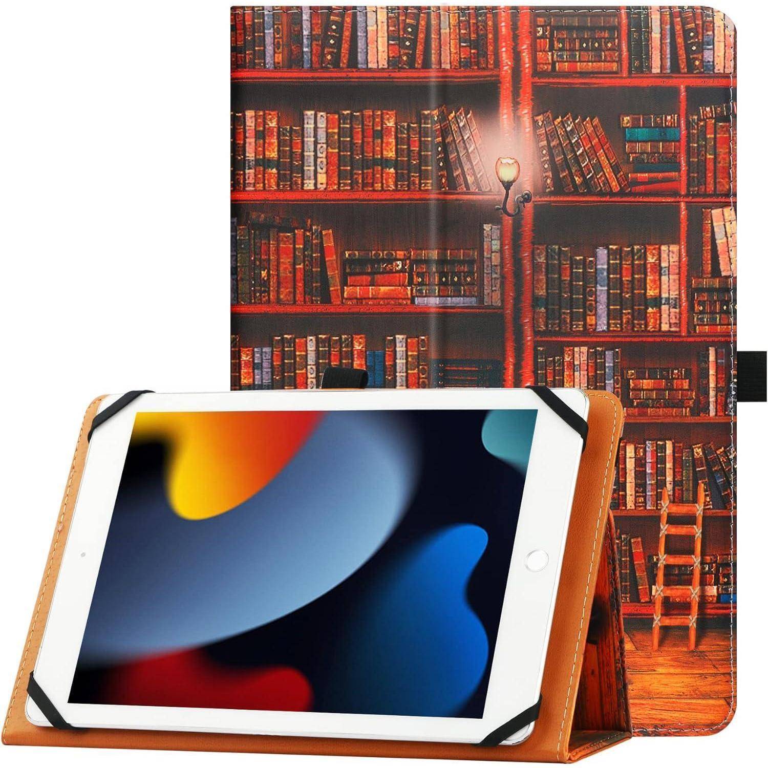 HGWALP Universal Hülle für 9 Zoll 10 Zoll Tablet, Ständer Folio Universal Tablet Hülle Schutzhülle für 9 Zoll 10,1 Zoll Touchscreen Tablet, mit