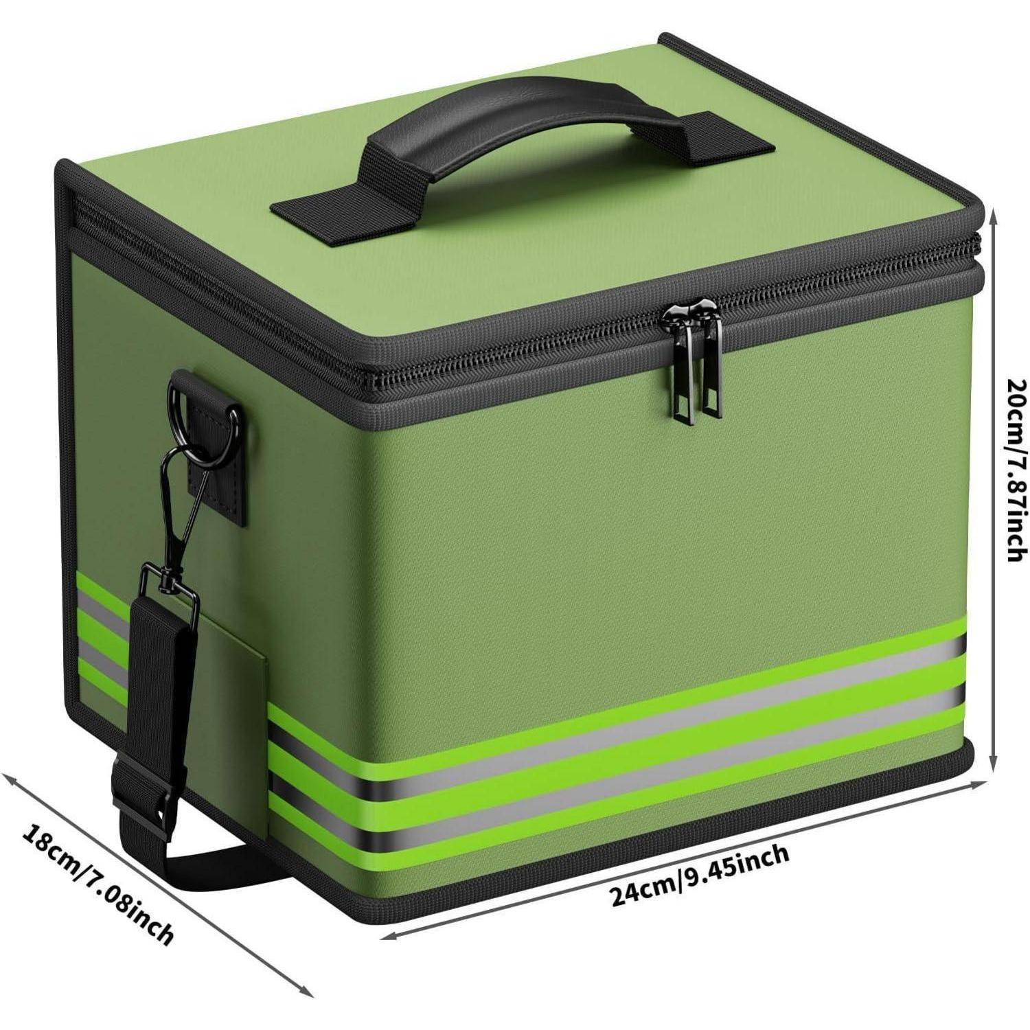 ENGPOW Lipo Safe Bag Feuerfeste,Explosionsgeschützte Akku Tasche 24x20x18cm Lipo-Akku-Aufbewahrungsbox LiPo Guard Safe Bag Schutztresortasche zum
