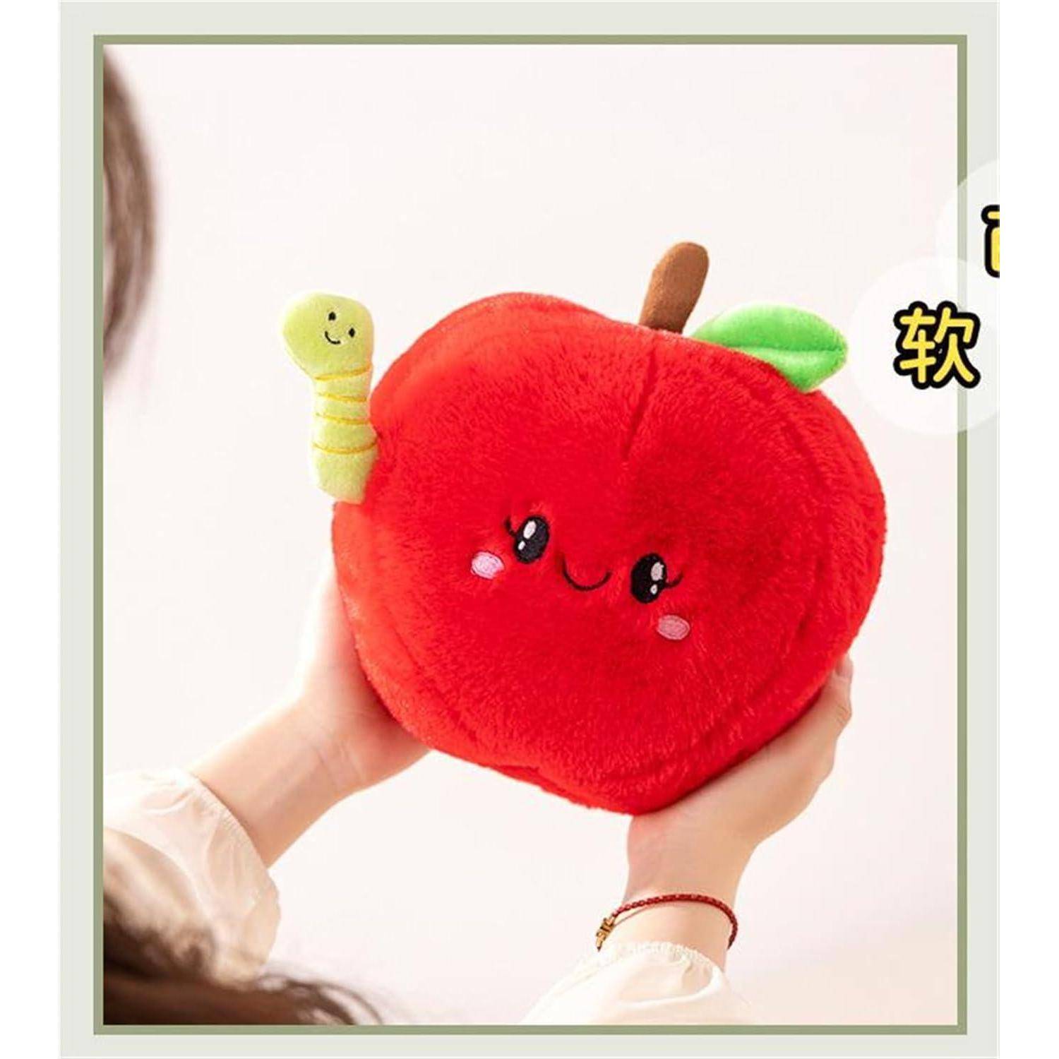 Herfair Obst Plüschtiere, Früchte Kuscheltier Kreativ Plüsch Kissen Kuschelkissen Kinder Kawaii Plüschkissen Spielzeug Geschenk für Jungen und M