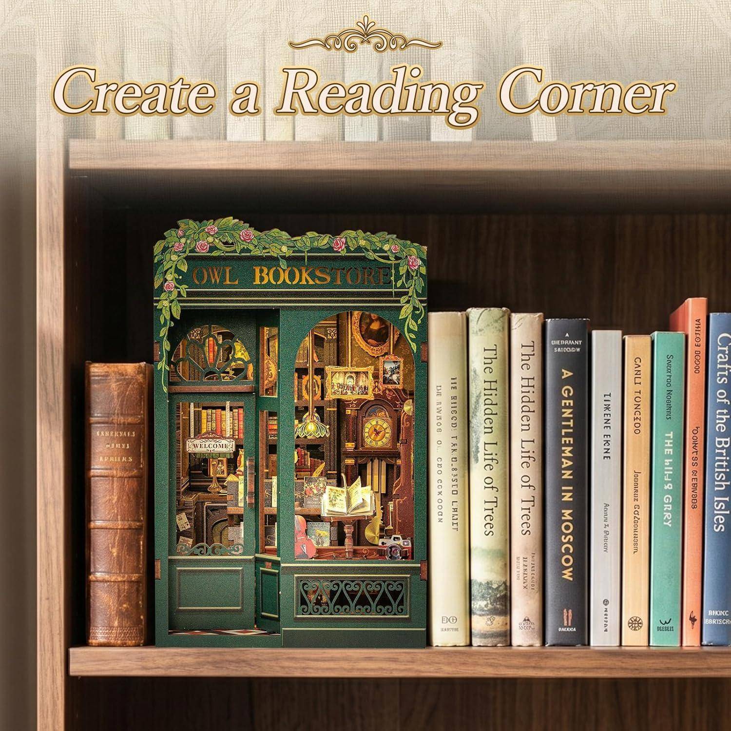 Bücherregal im Stil einer „Leseecke