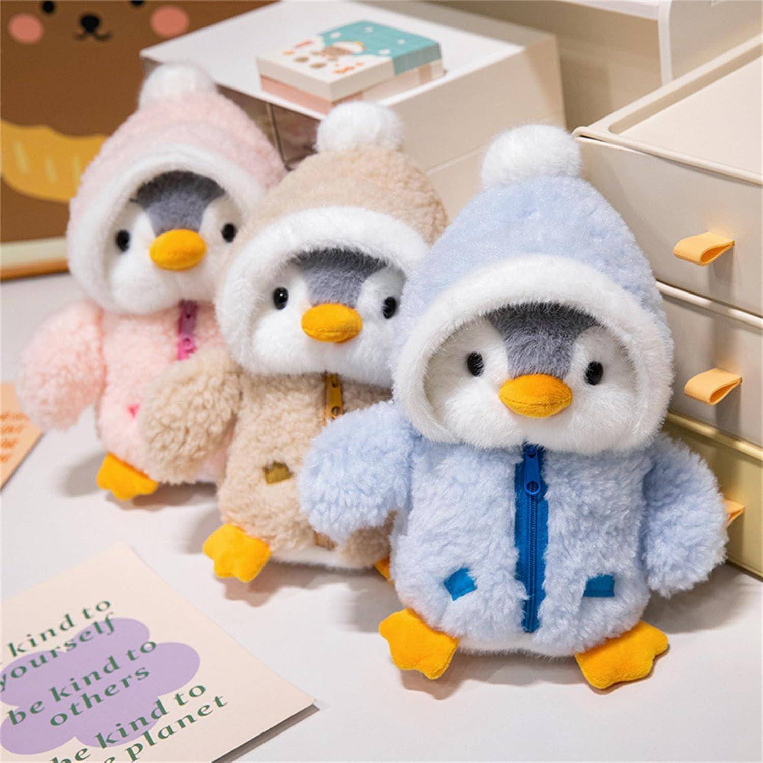 25 cm Pinguin Kuscheltier, Süßes Kuscheltier Plüsch Pinguin mit Hut, Pinguin Stofftier Plüschtier, Plüschpinguin Geschenke für Mädchen und Jung