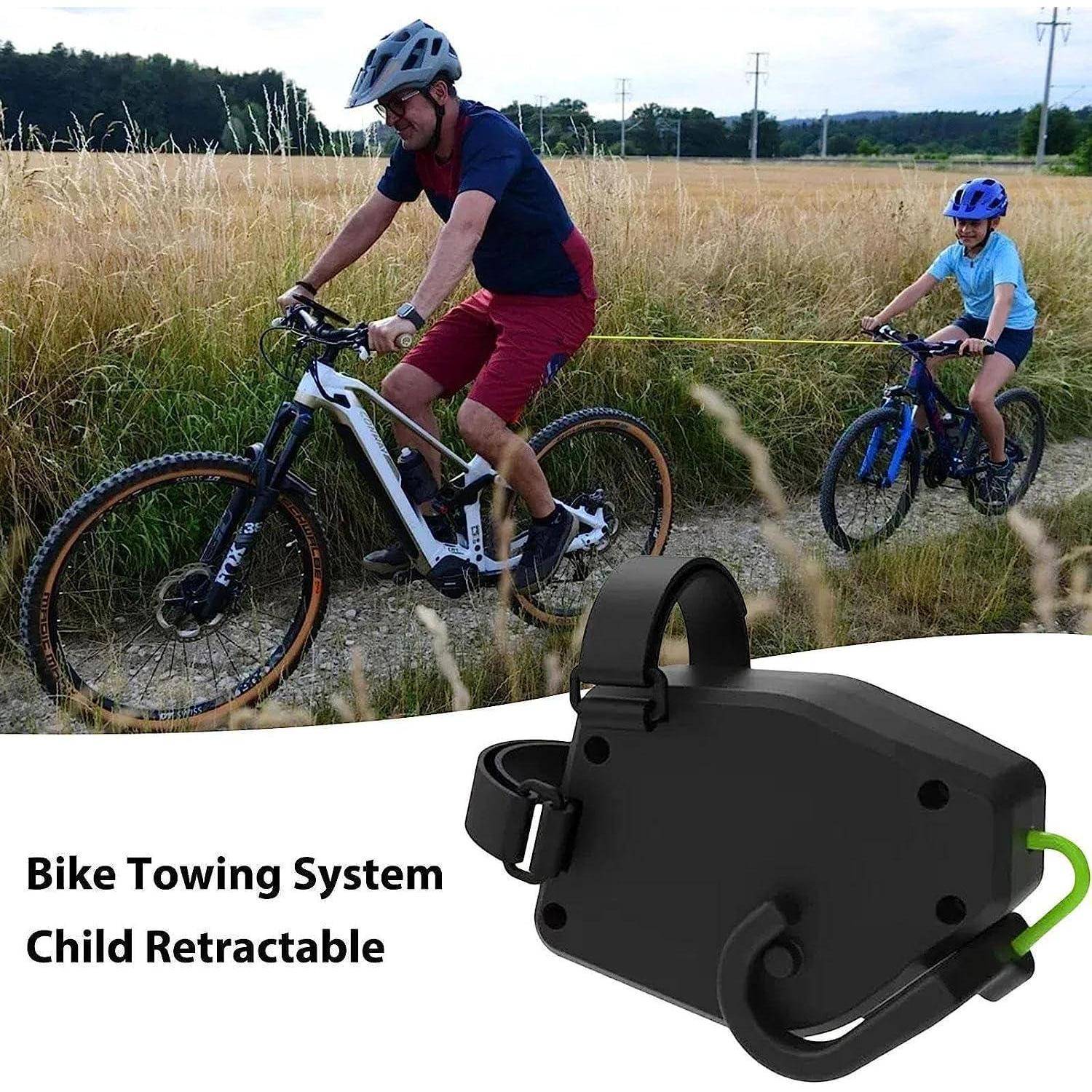 Fahrrad Abschleppseil Kinder mit Dreiecktasche,Elastisches 2.5M Fahrrad Traktionsseil,Eltern Kind Zugseil Abschleppseil Traktionsseil,Tragfähigkeit