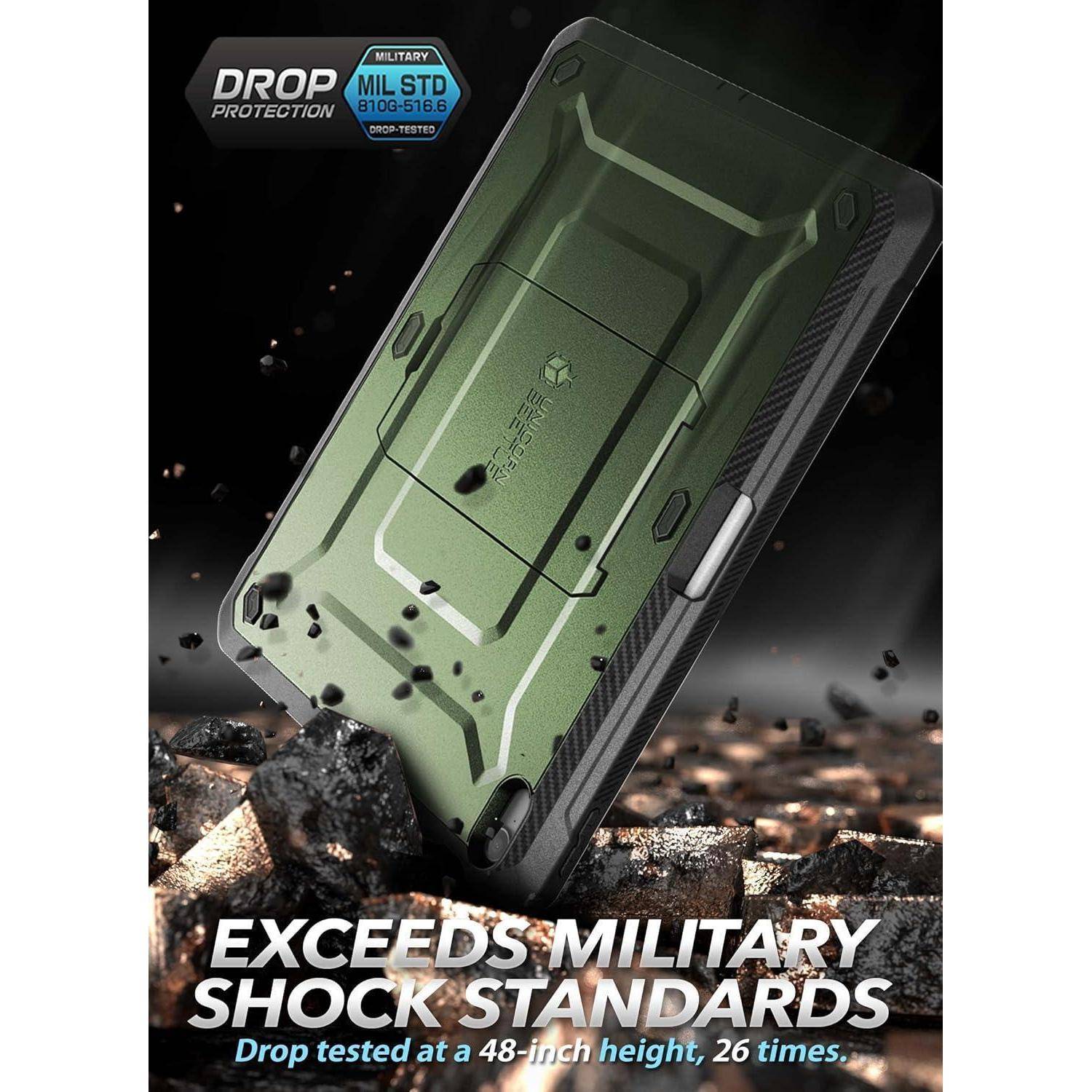 SUPCASE für iPad 11th Gen A16 Chip 11 Zoll 2025 Hülle Bumper Case 360 Grad Schutzhülle mit Displayschutz, Ständer und Stifthalter [Unicorn Beetle