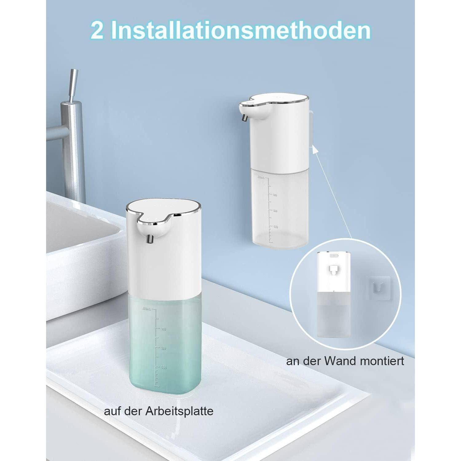 Installationsgrafik mit dem Titel „2 Installationsmethoden