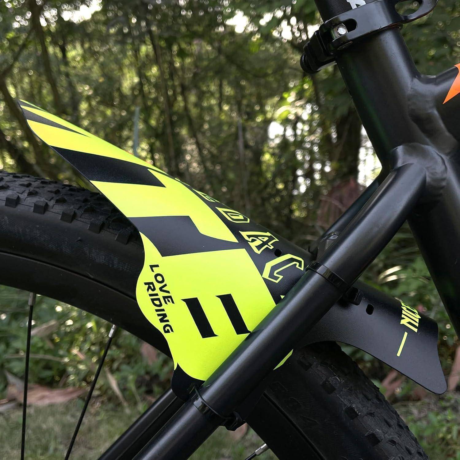 NICEDACK Schutzbleche Mountainbike, 2 Stück Mudguard Fit 20''- 29 Zoll MTB Schutzblech Vorne und Hinten Kompatibler Fahrrad Spritzschutz nicht