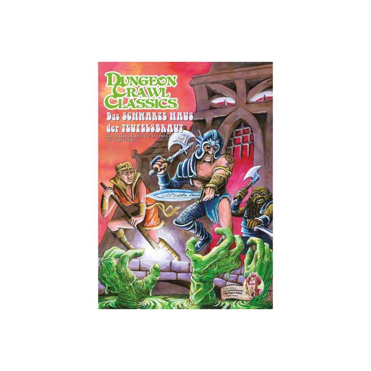Fantasybuchtitel für „Dungeon Crawl Classics: Das schwarze Haus der Teufelsbraut