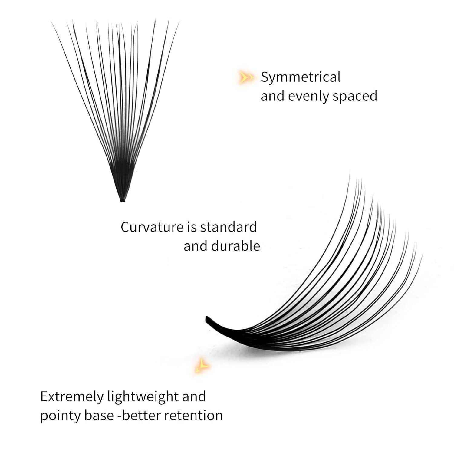 Diagramm eines Clusters aus gekrümmten schwarzen Borsten, das 