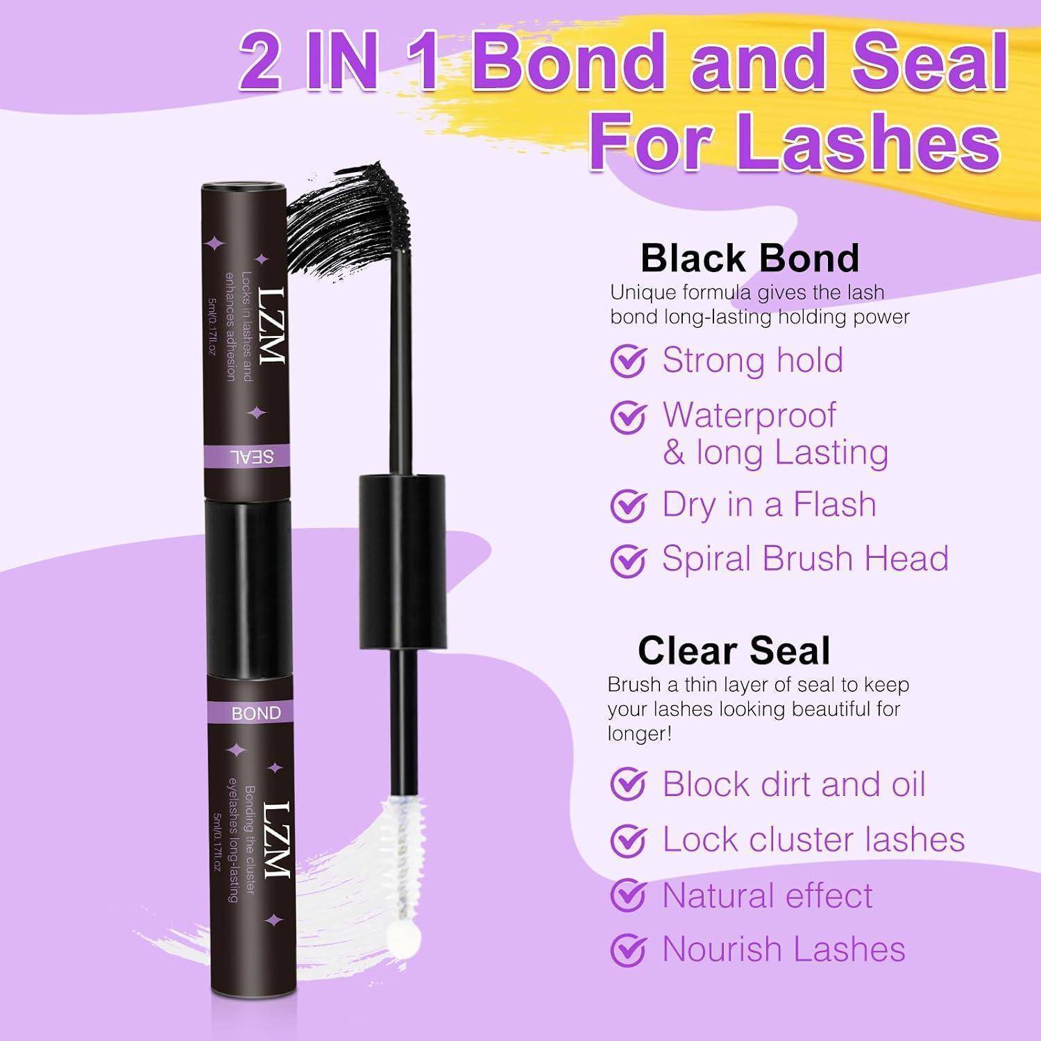 Werbegrafik für „2 in 1 Bond and Seal for Lashes