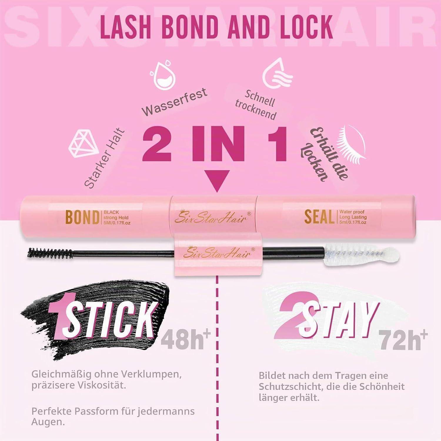 Rosa „Lash Bond and Lock