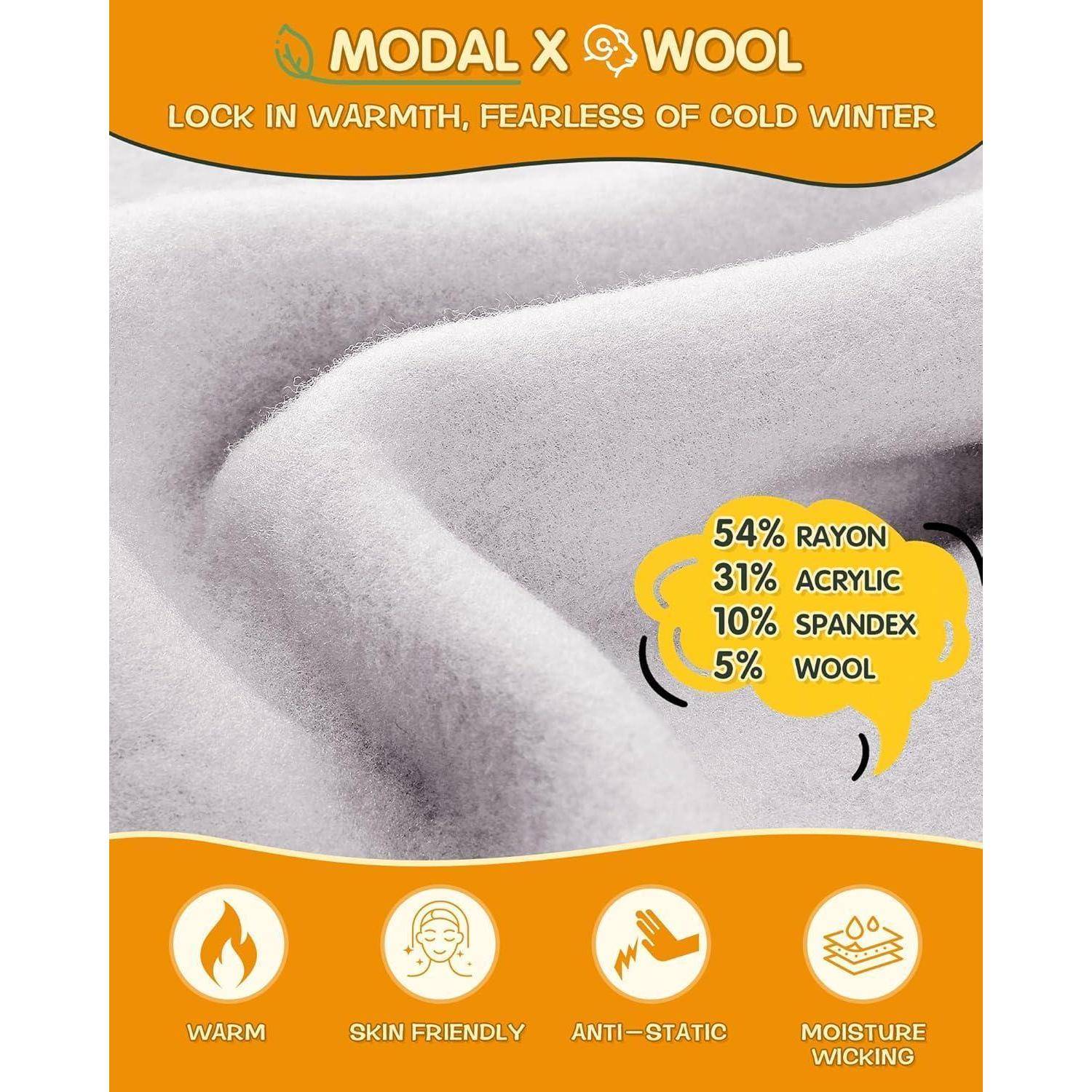 Werbegrafik für „Modal x Wool