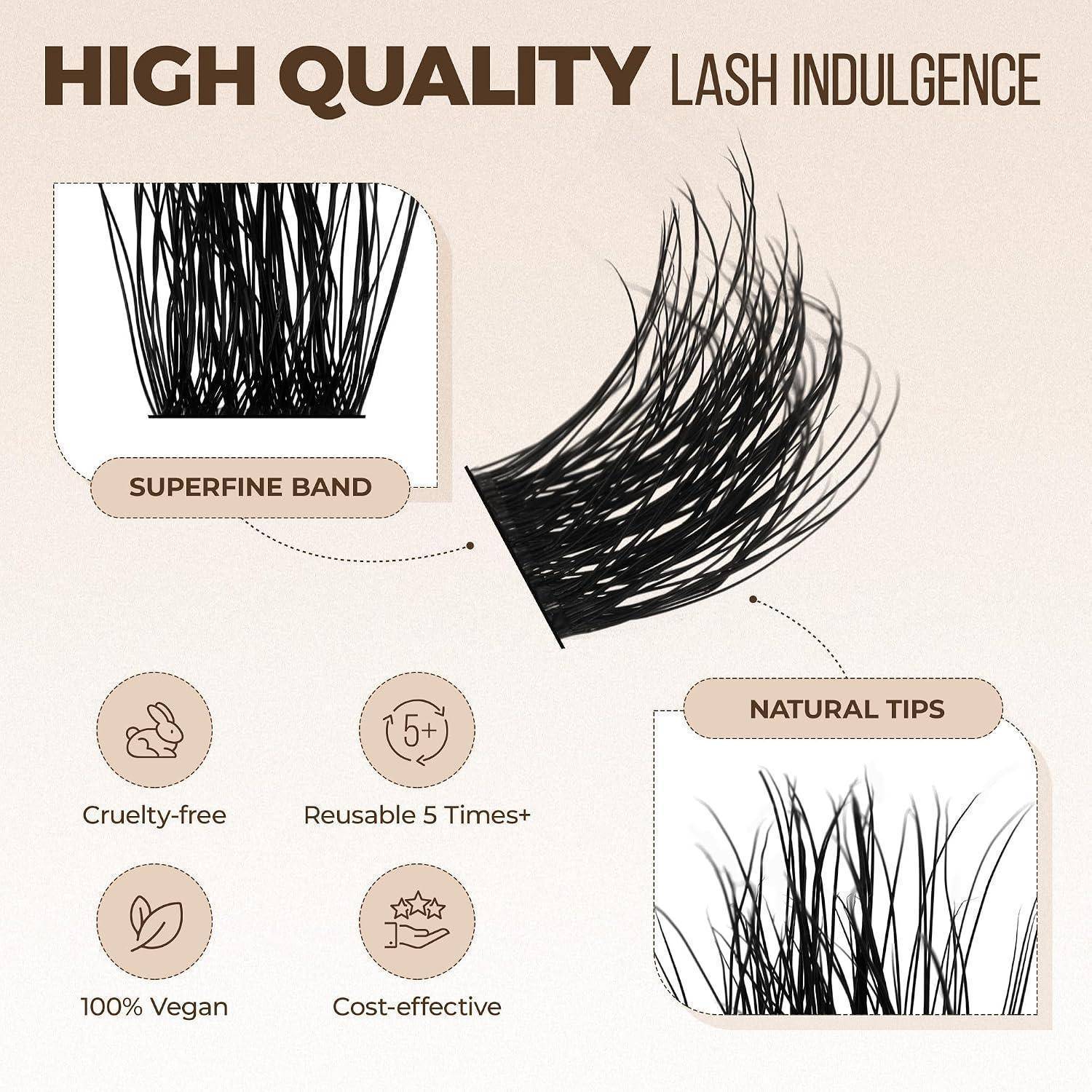 Werbegrafikfür „High Quality Lash Indulgence