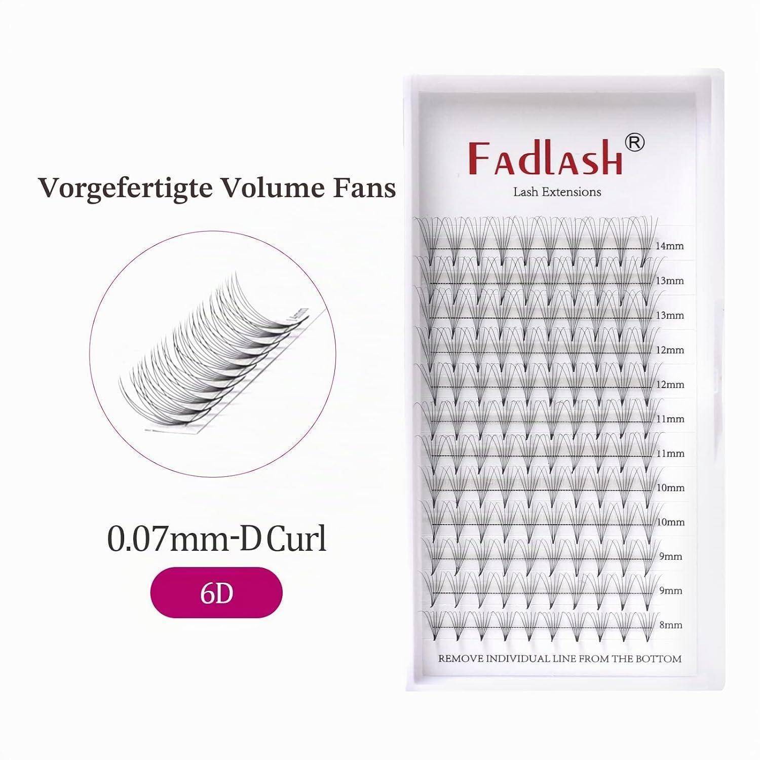 FadLash Volumen-Wimpernverlängerungs-Tablett mit der Bezeichnung 