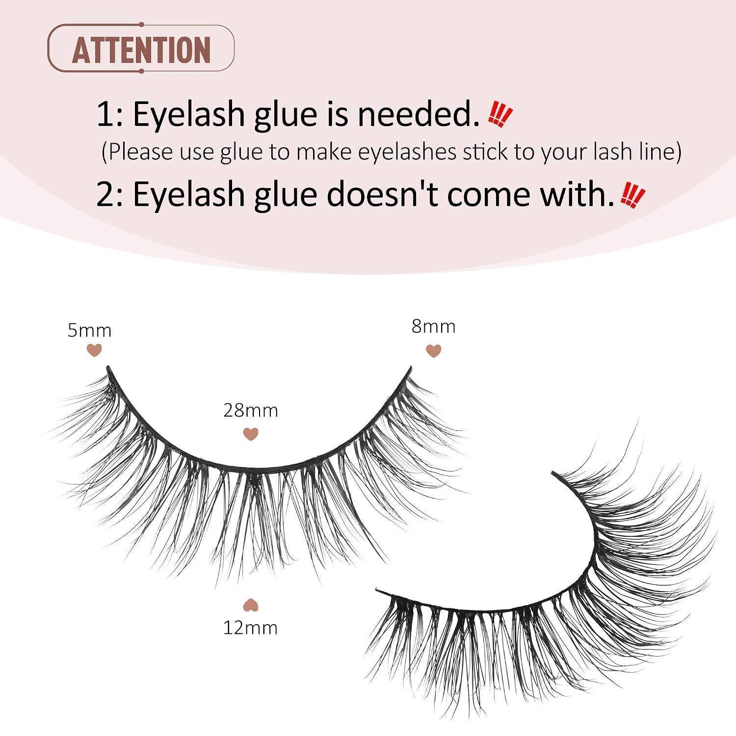Wimpernstreifen-Anleitung: 