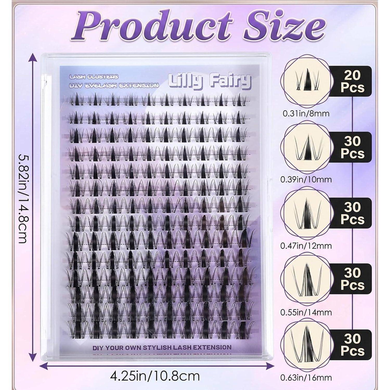 Produktgrößenbild für das Wimpernverlängerungspaket „Lily Fairy