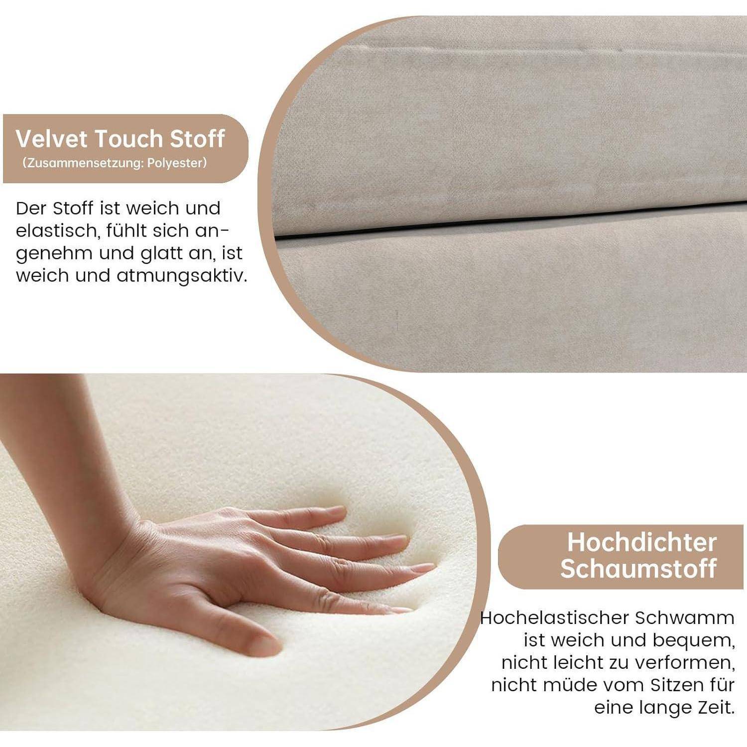 Infografik mit Polstermaterialien: 