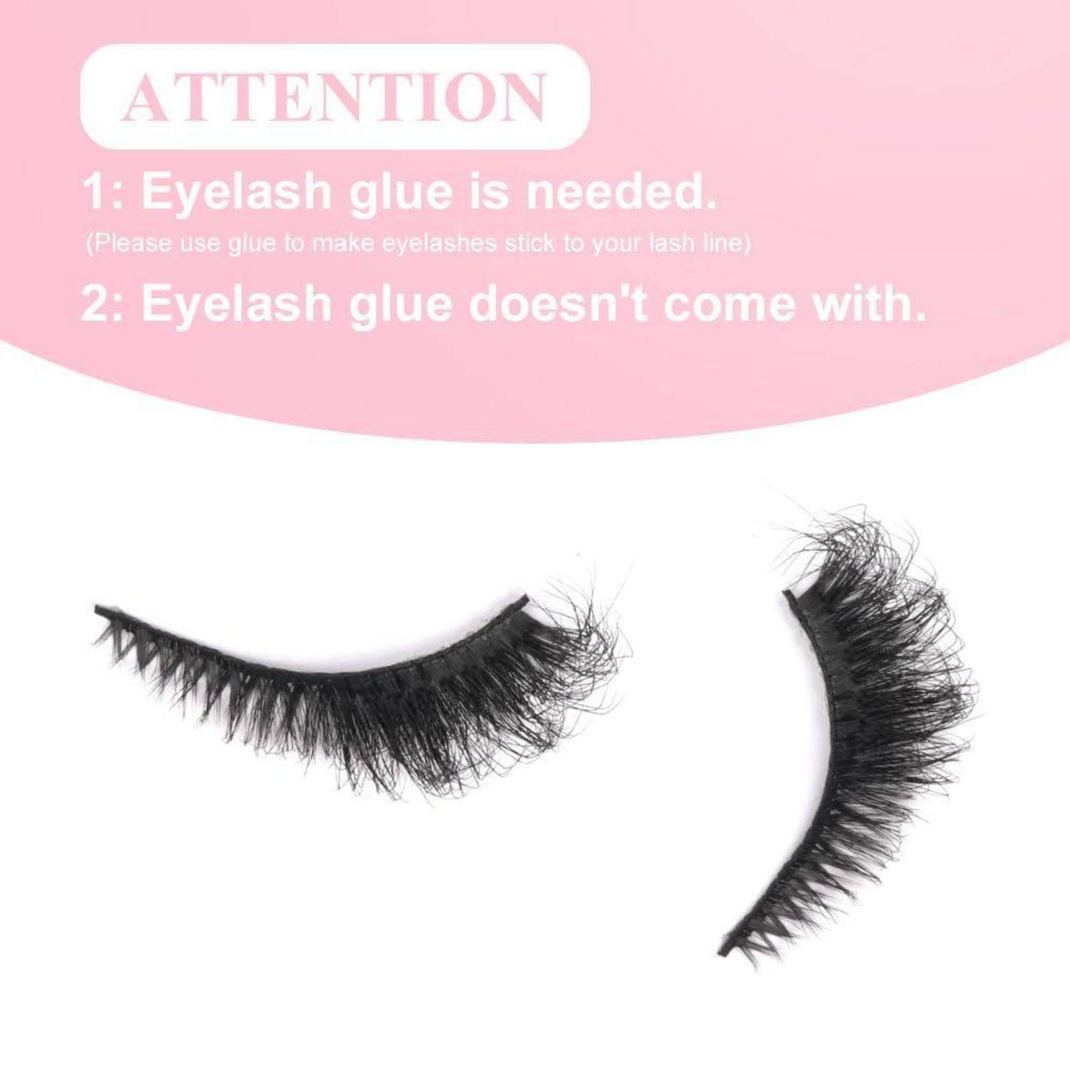 Falsche Wimpernprodukthinweis: 
