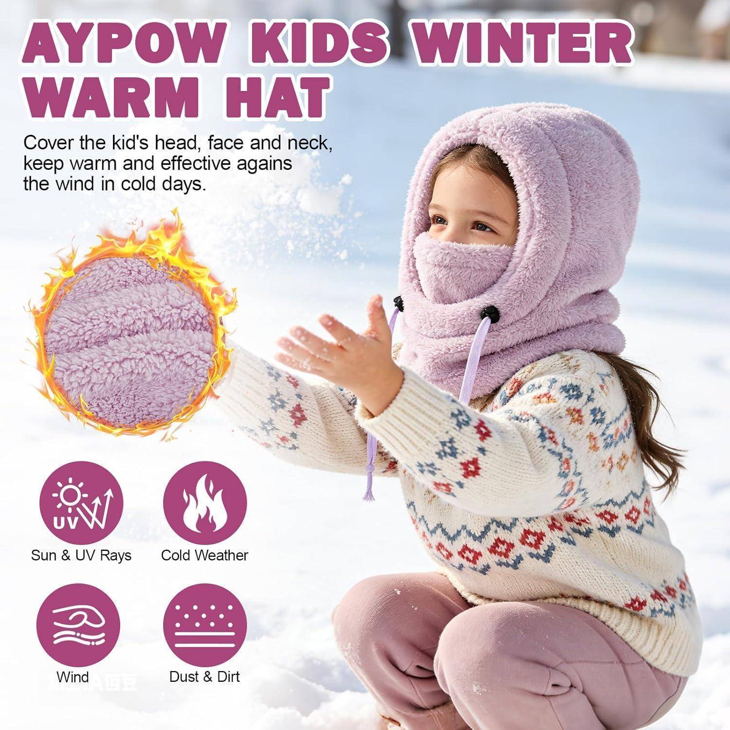 Werbung für „Aypow Kinder Winterwärmemütze