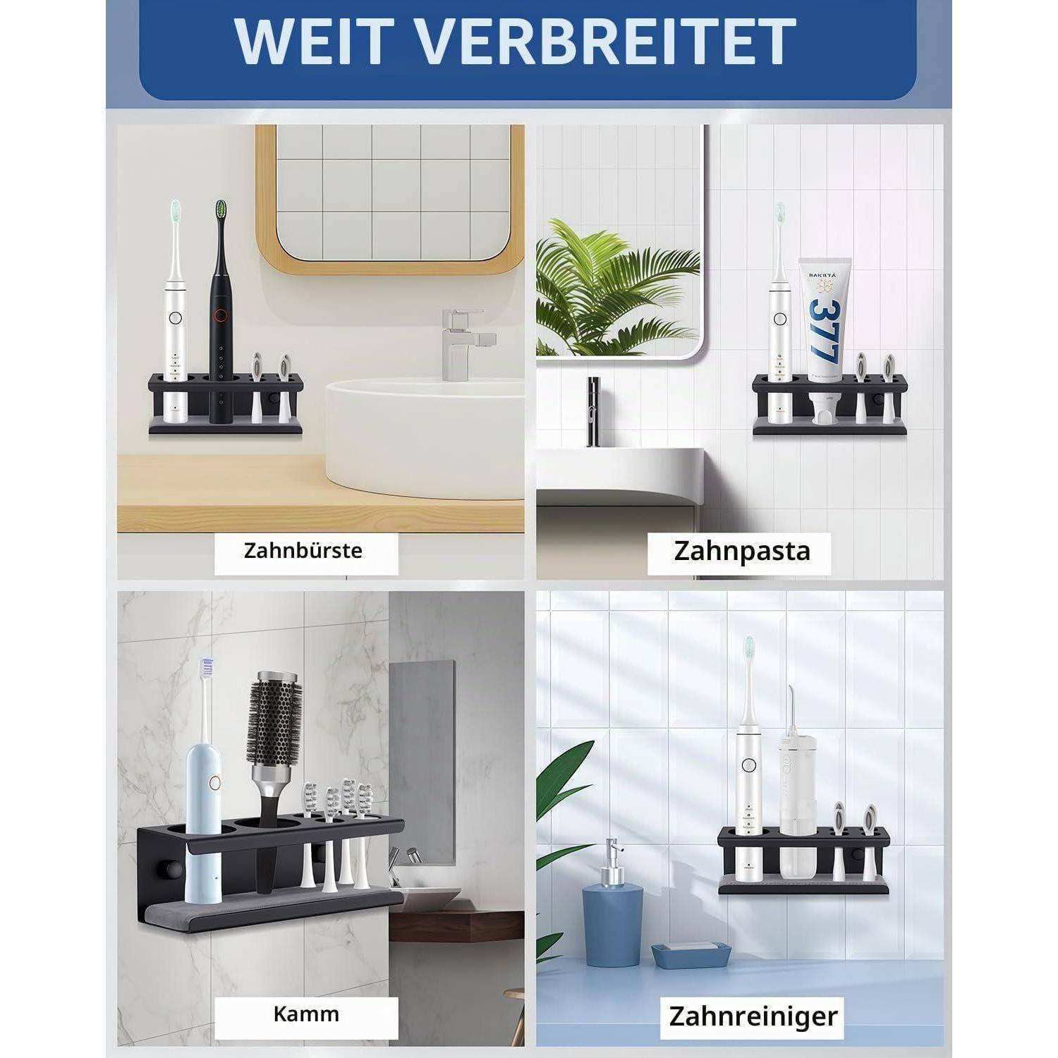 Infografik mit dem Titel „WEIT VERBREITET