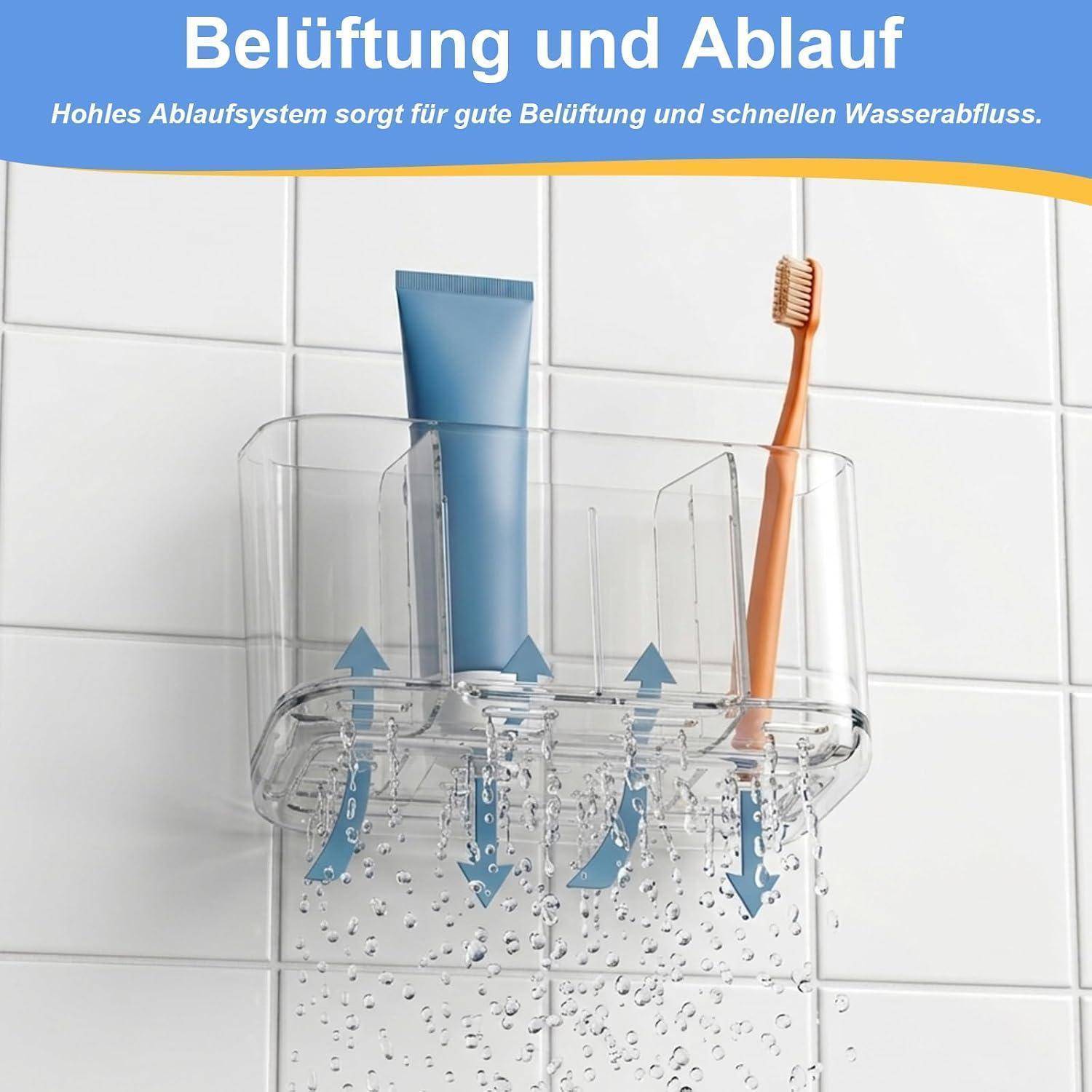 Diagramm eines Duschablags mit dem Titel 
