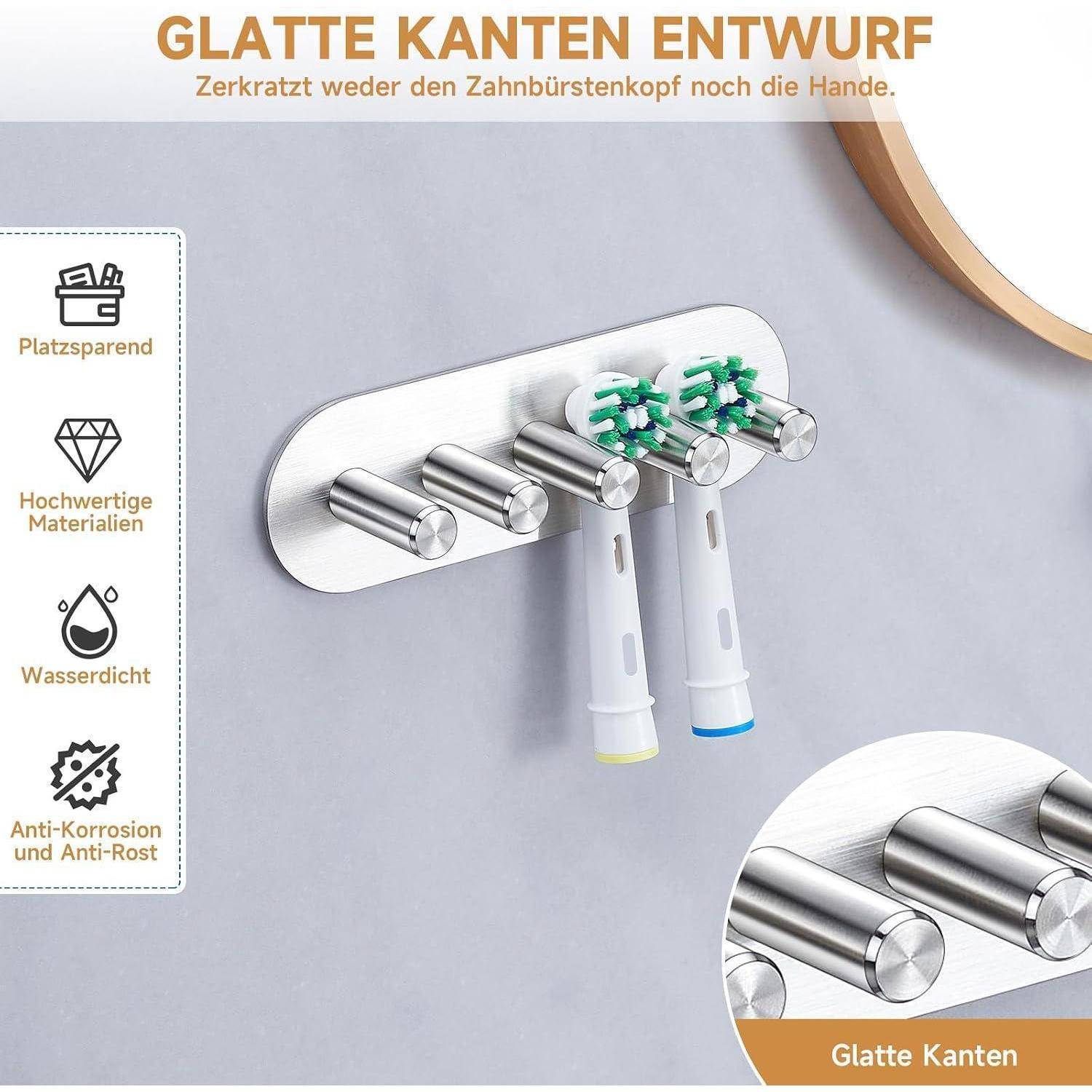 YYBO Aufsteckbürsten Halter, Zahnbürstenhalter Elektrische Zahnbürste, Zahnbürsten Halterung Wand, Halterung Elektrische Zahnbürste, Badezimmer Z