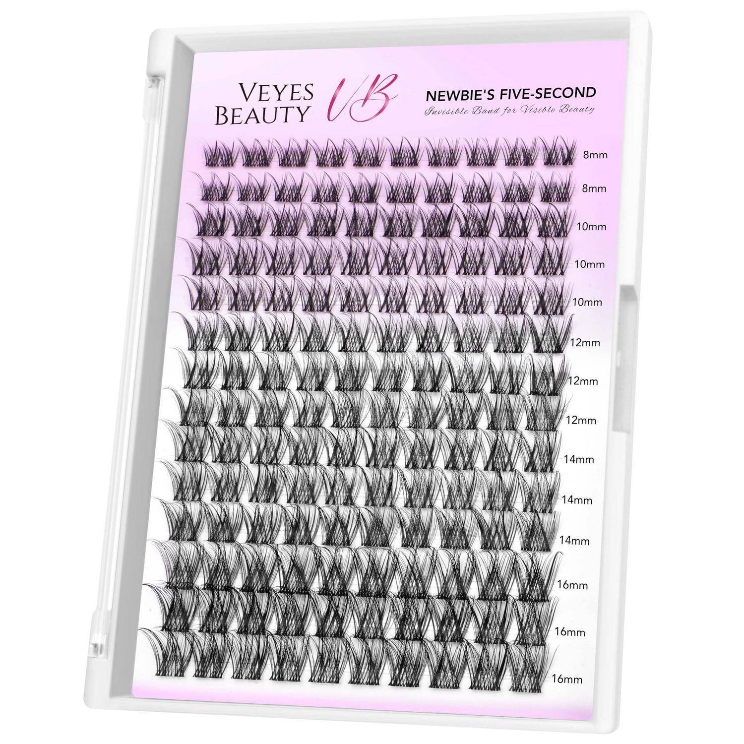 Ein Veyes Beauty Wimpernverlängerungs-Tablett mit der Bezeichnung „Newbie's Five-Second