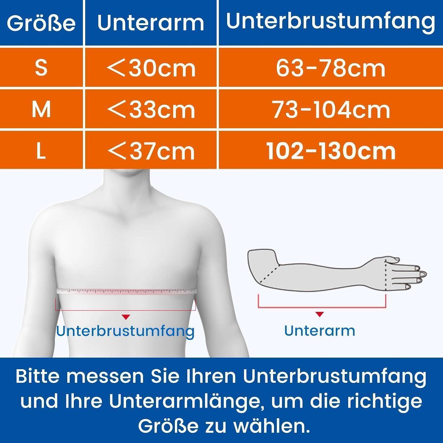 Armschlinge Schulter, Schulterstütze mit Taillengurt für Männer und Frauen, Arm Schlinge für Rotatorenmanschettenriss, Hand, Handgelenk, Ellenboge