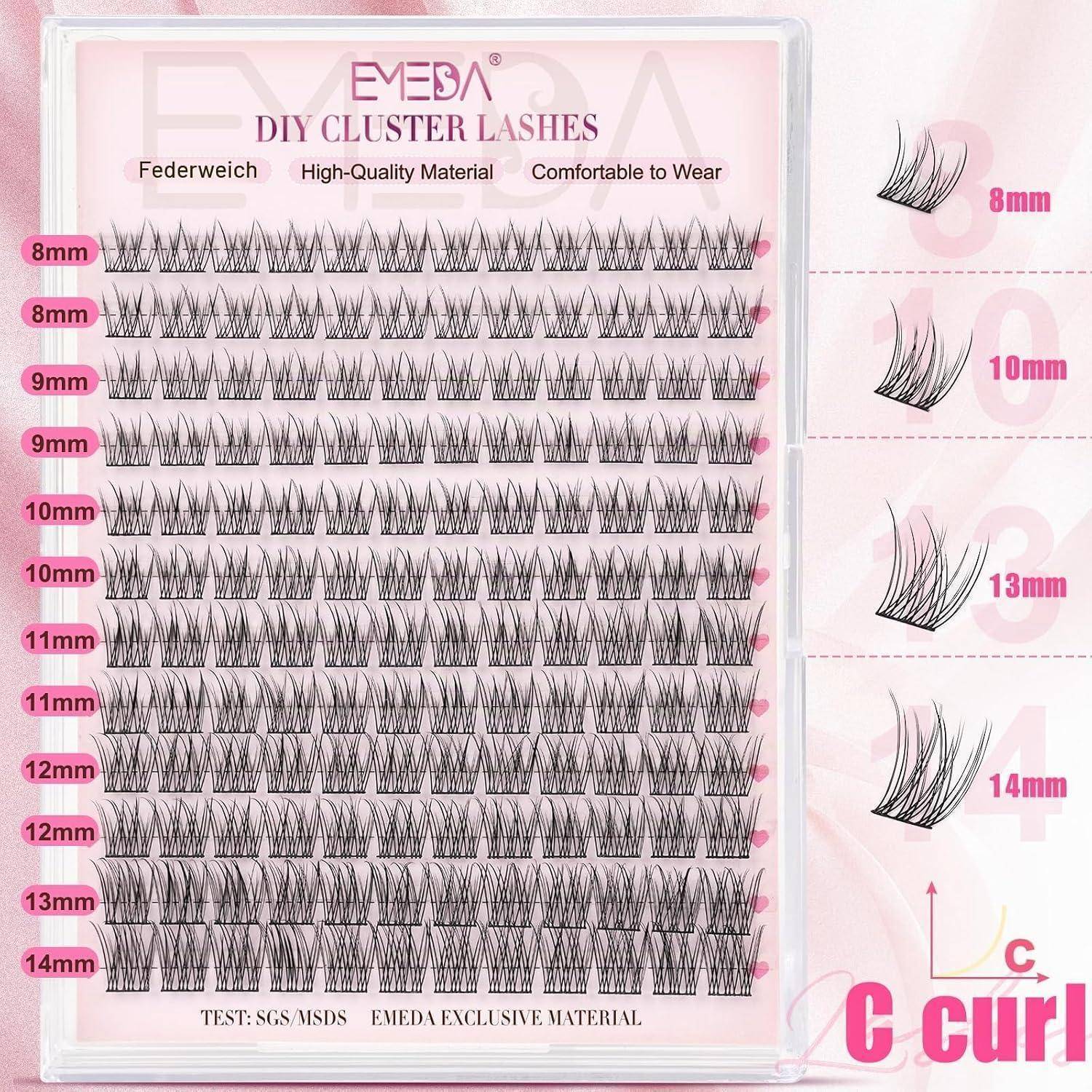 Produktdiagramm für „EMEDA DIY Cluster Lashes