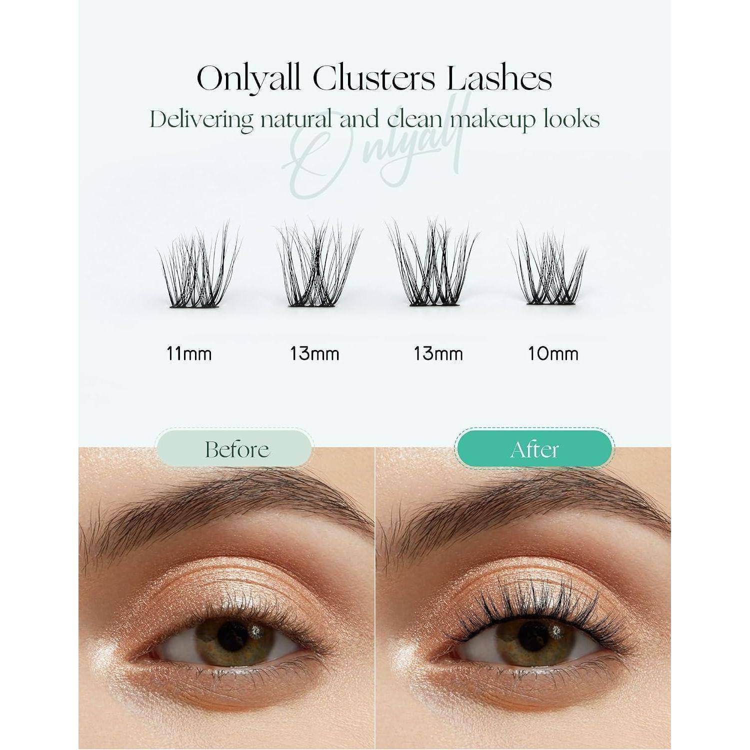 Werbegrafik für „Onlyall Clusters Lashes