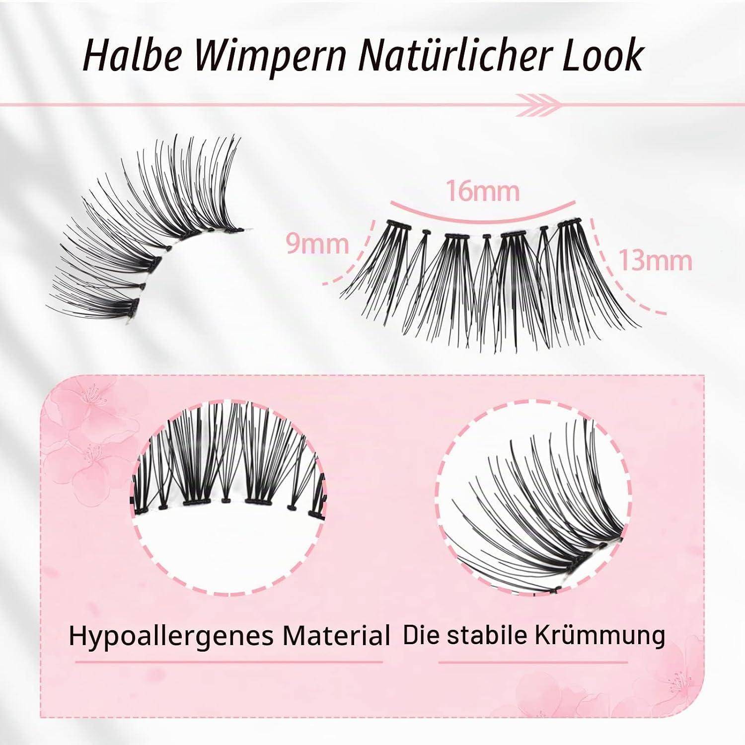Rosa Wimpernprodukt-Grafik mit der Bezeichnung 