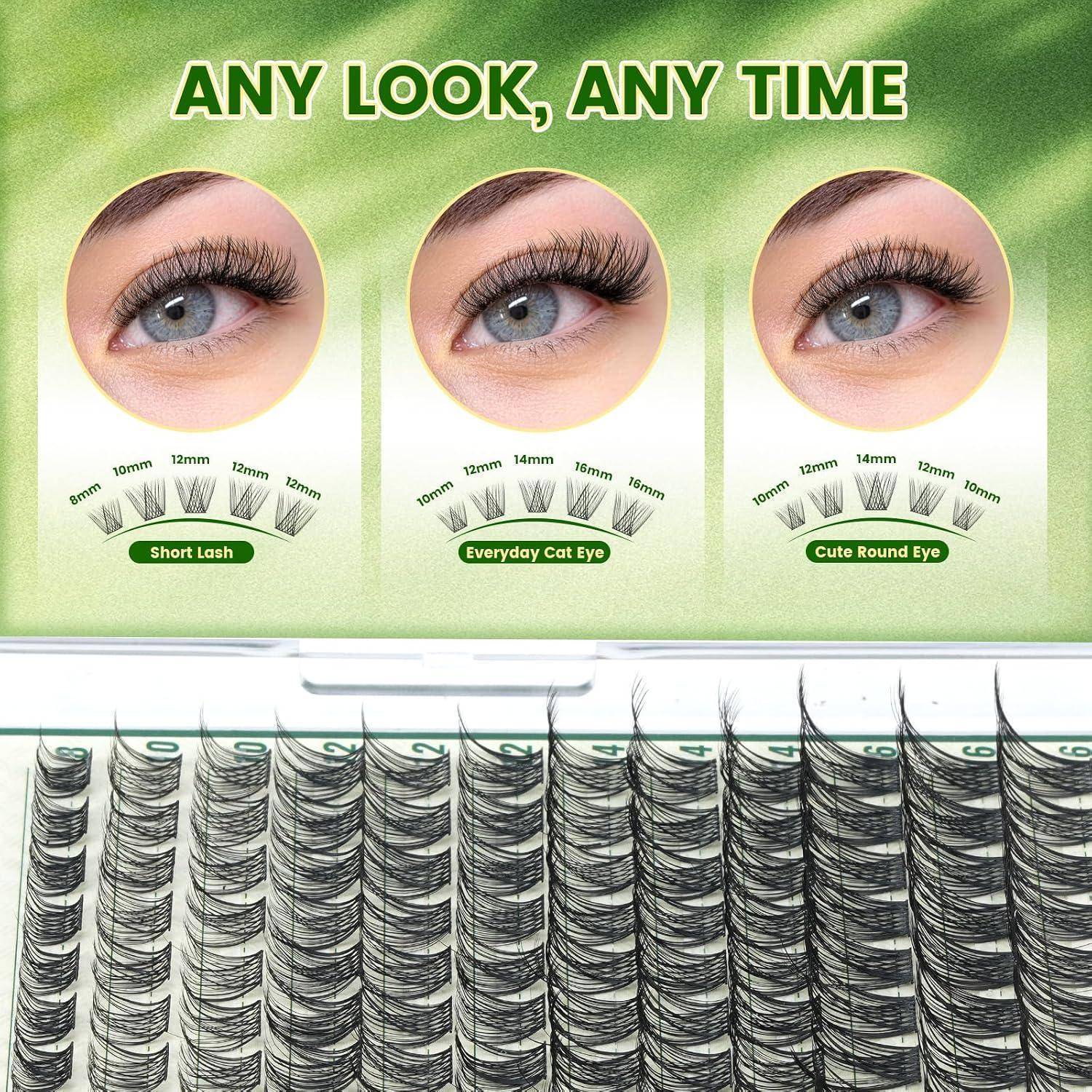 Anleitung zur Wimpernverlängerung mit drei Augenstilen – „Short Lash