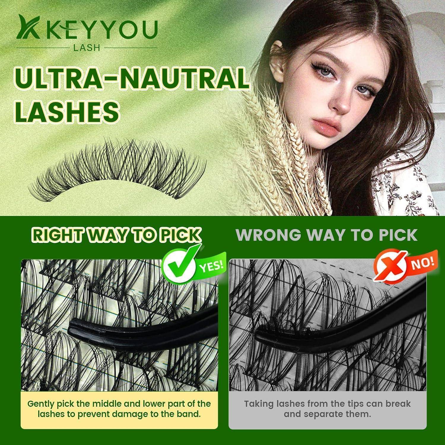 Werbegrafik für „KEYYOU Lash