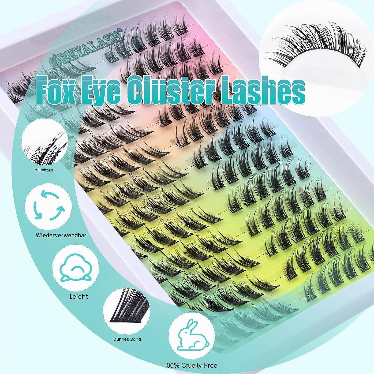 Produktbild von „Fox Eye Cluster Lashes