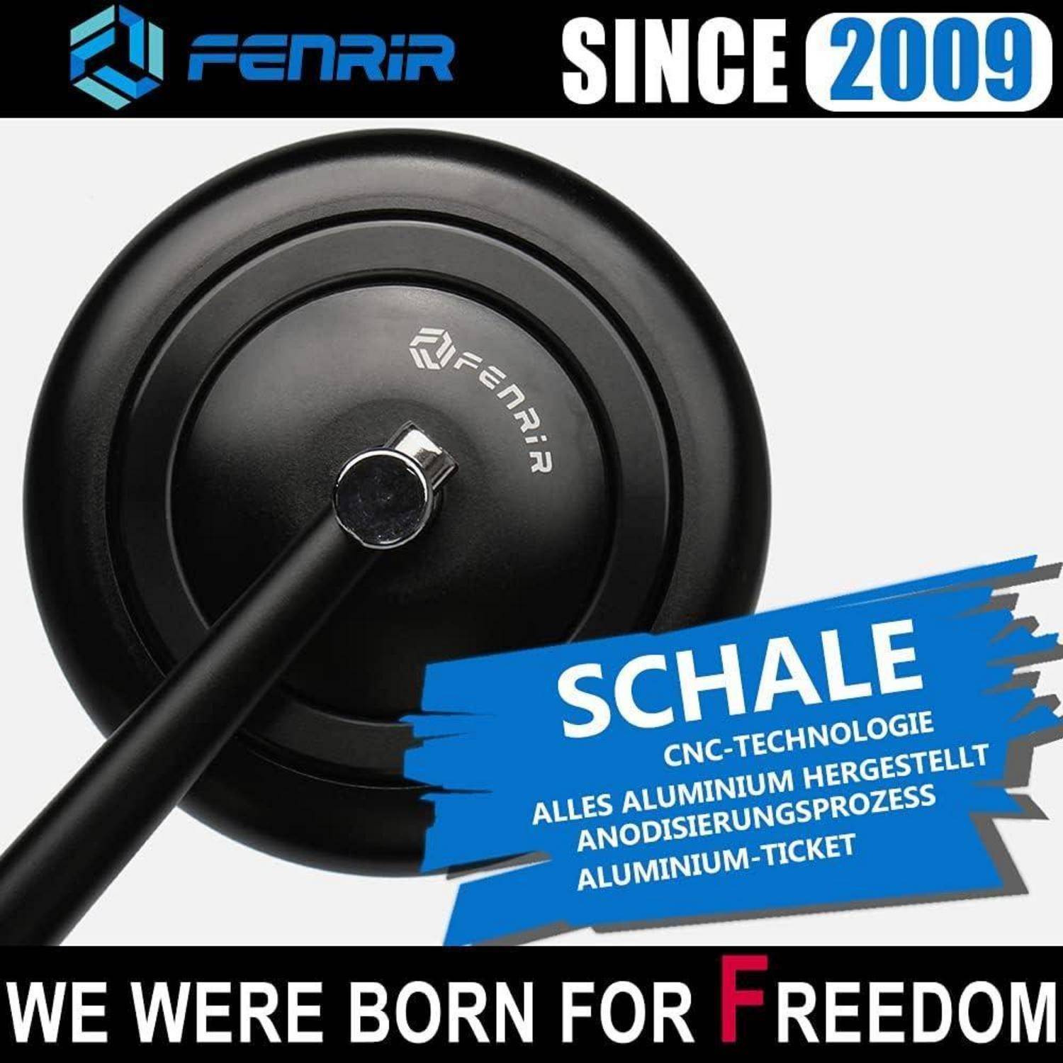 Schwarze FENRIR Radnabe oder Riemenscheibe mit 