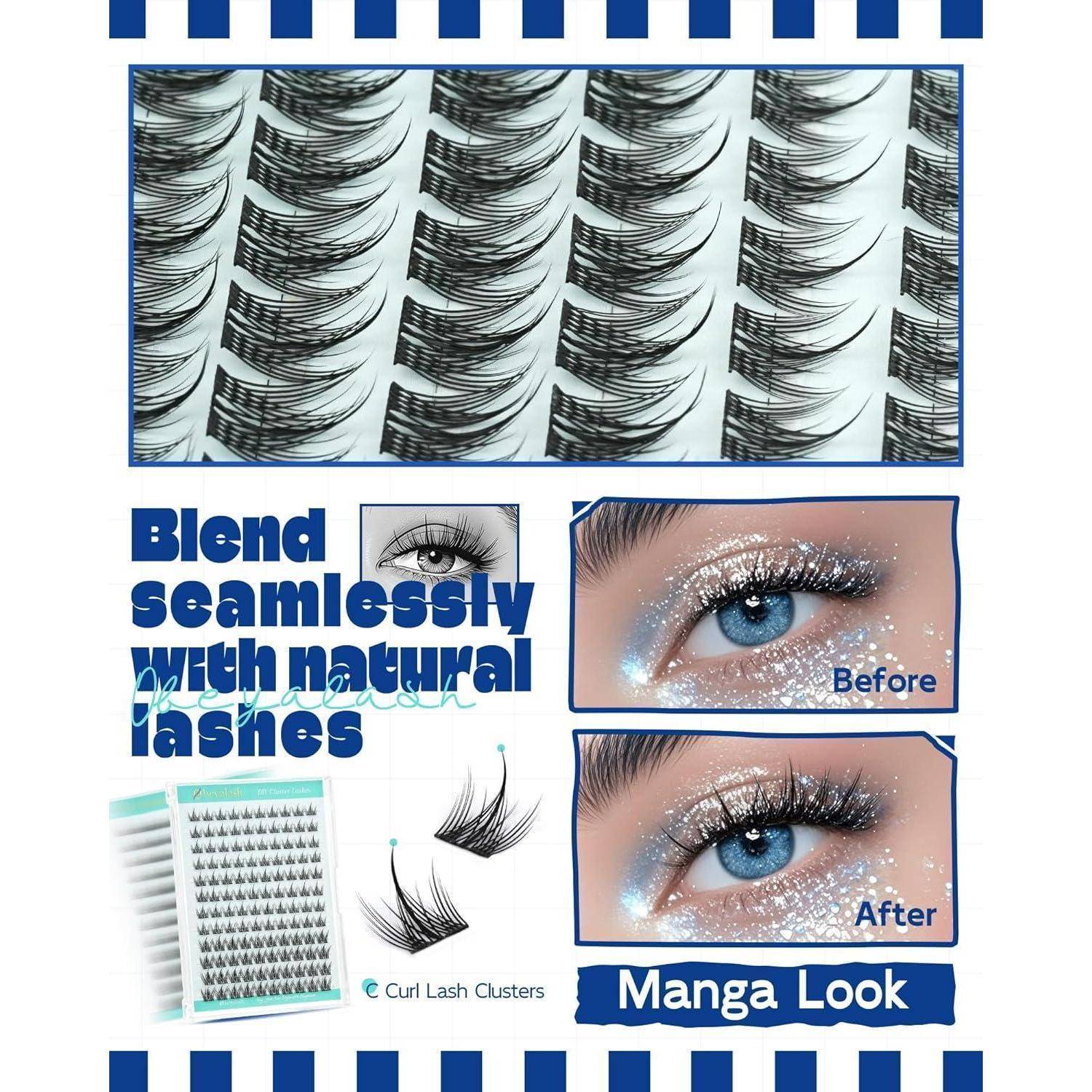 Werbung für „Curl Lash Clusters